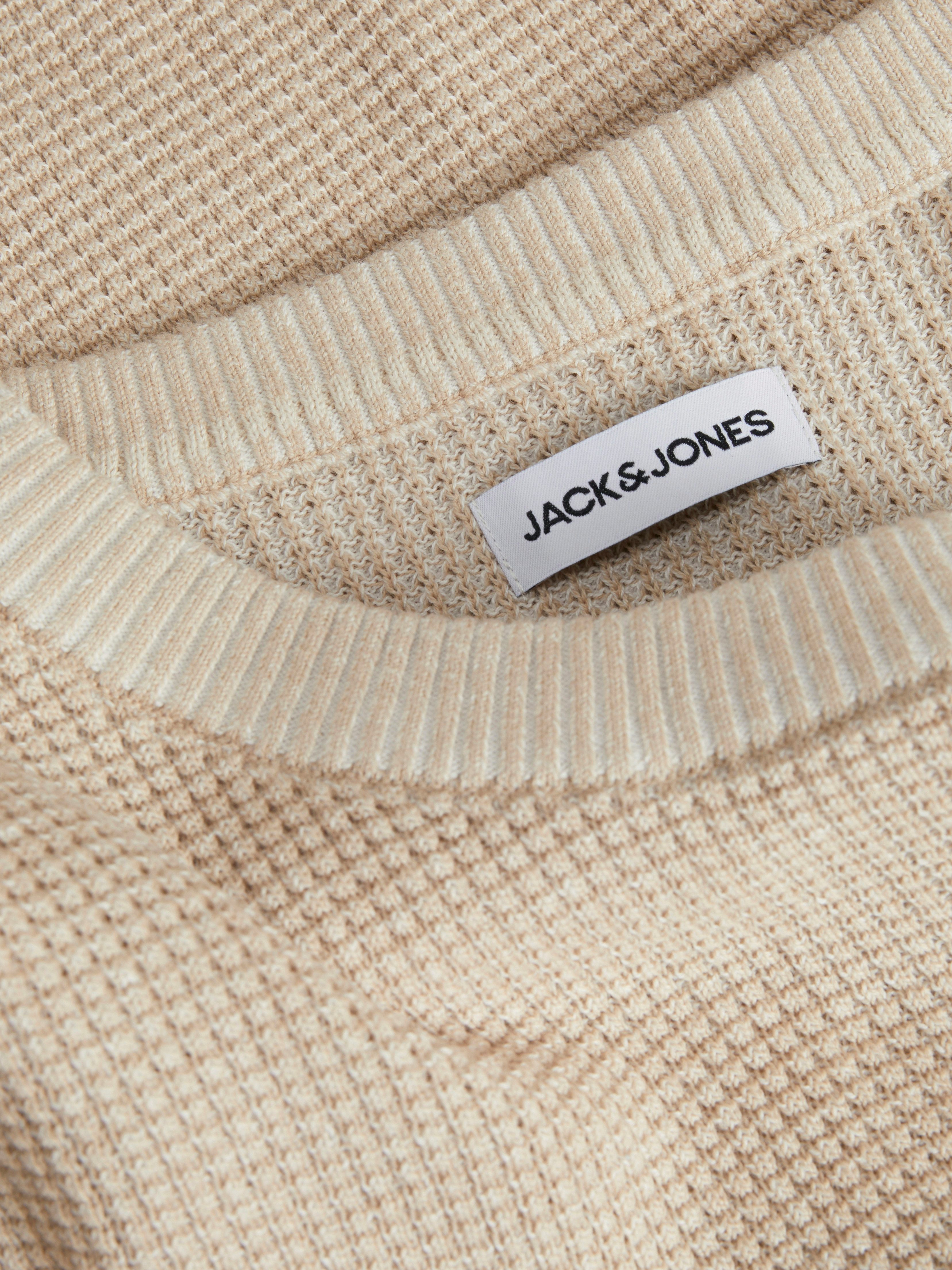 Jack & Jones Gebreide trui JJWALTER KNIT RELAXED CREW NECK