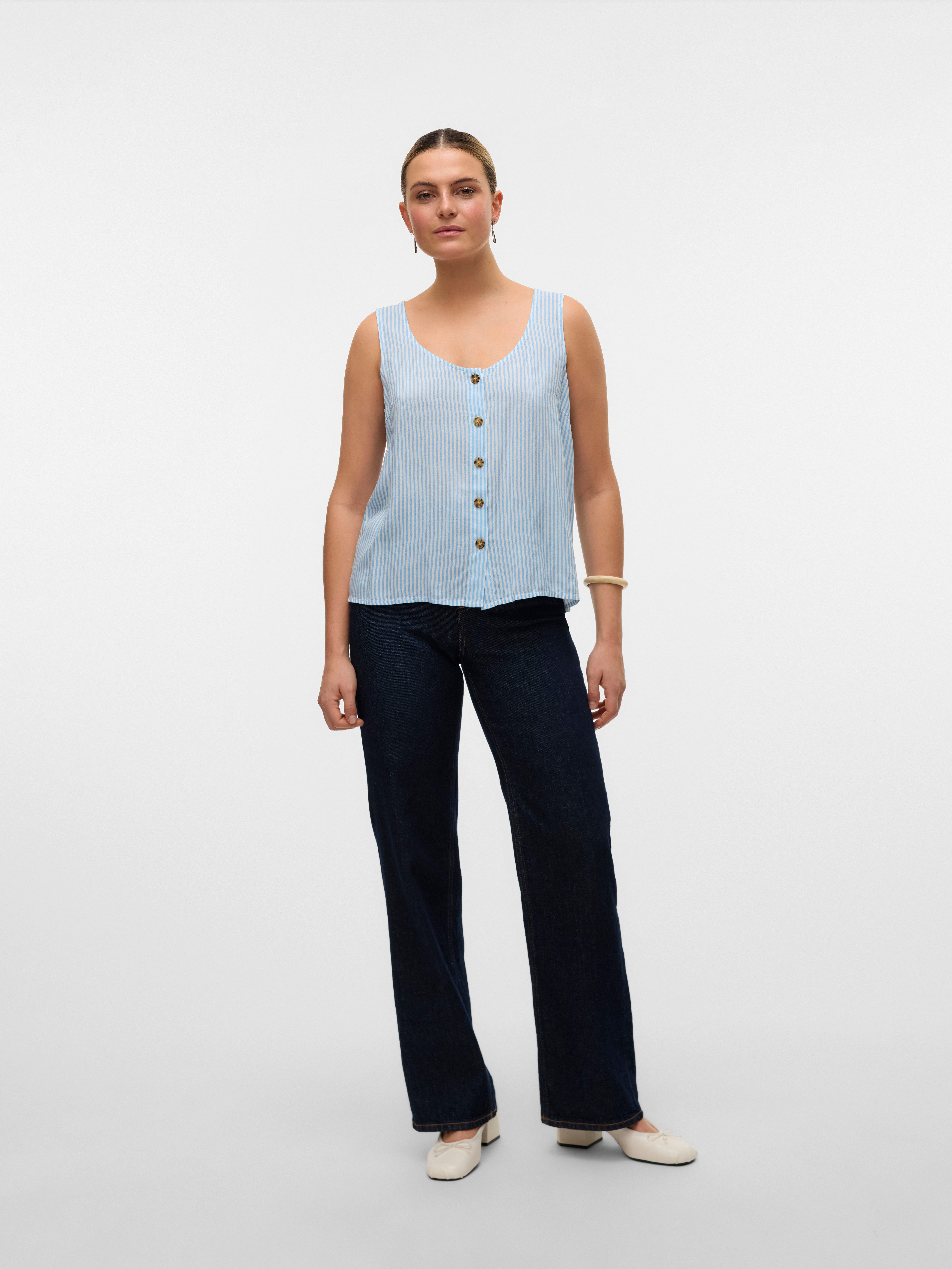 Vero Moda Top VMBUMPY SL SHIRT WVN GA NOOS