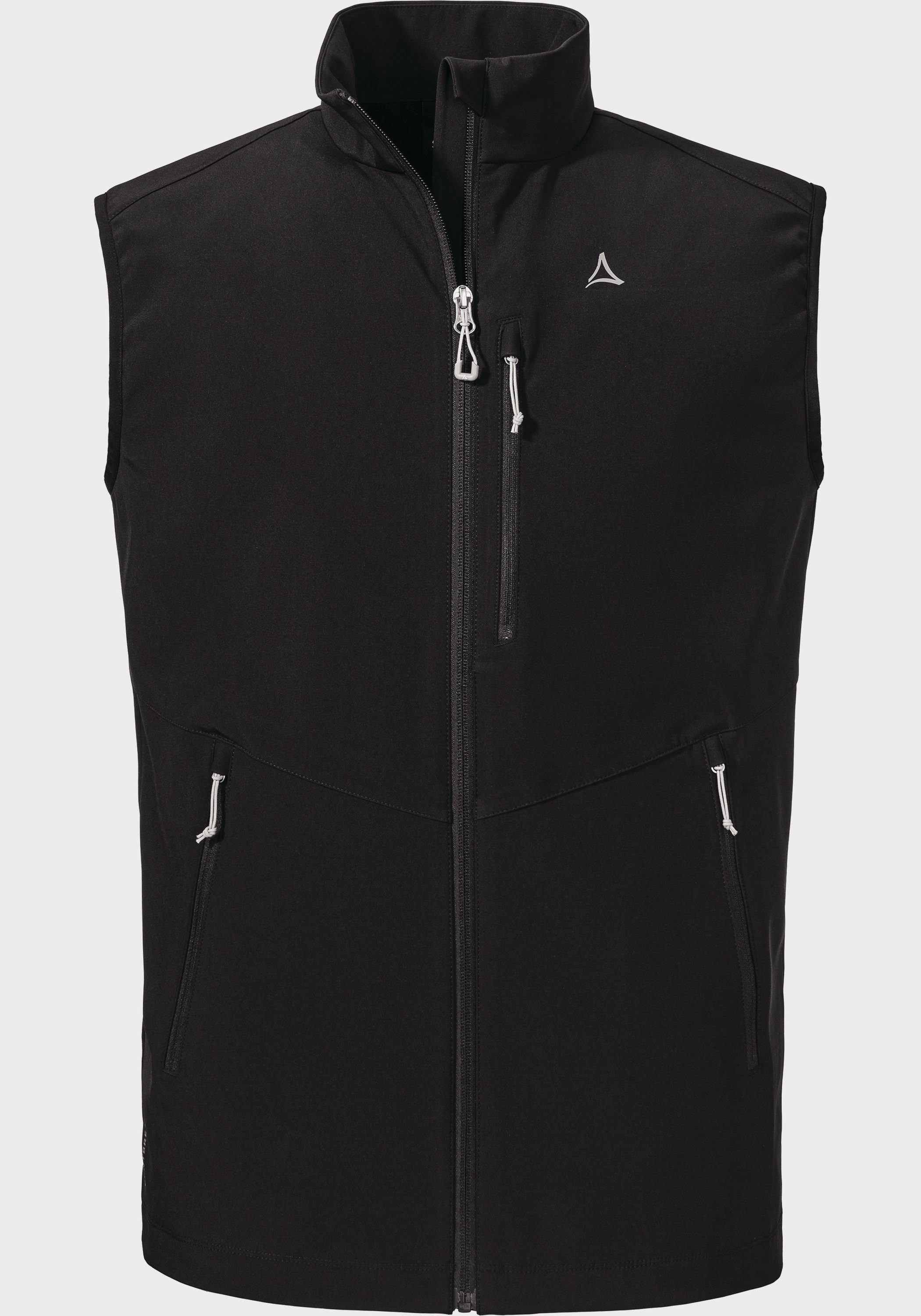 Schöffel Functionele bodywarmer Softshell Vest Tonion M jongens jongens maat 46 zwart