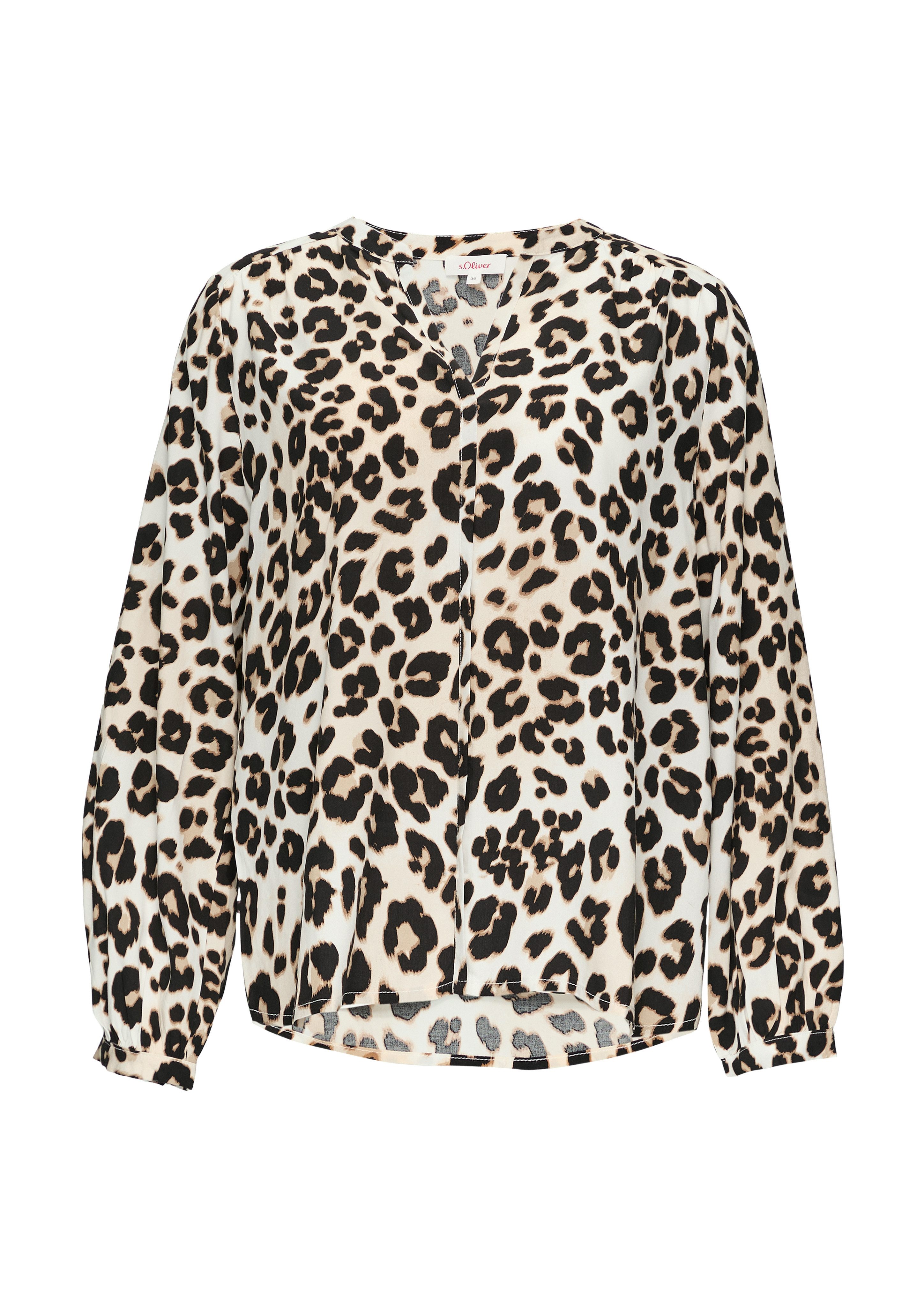 s.Oliver Blouse met lange mouwen met print all-over