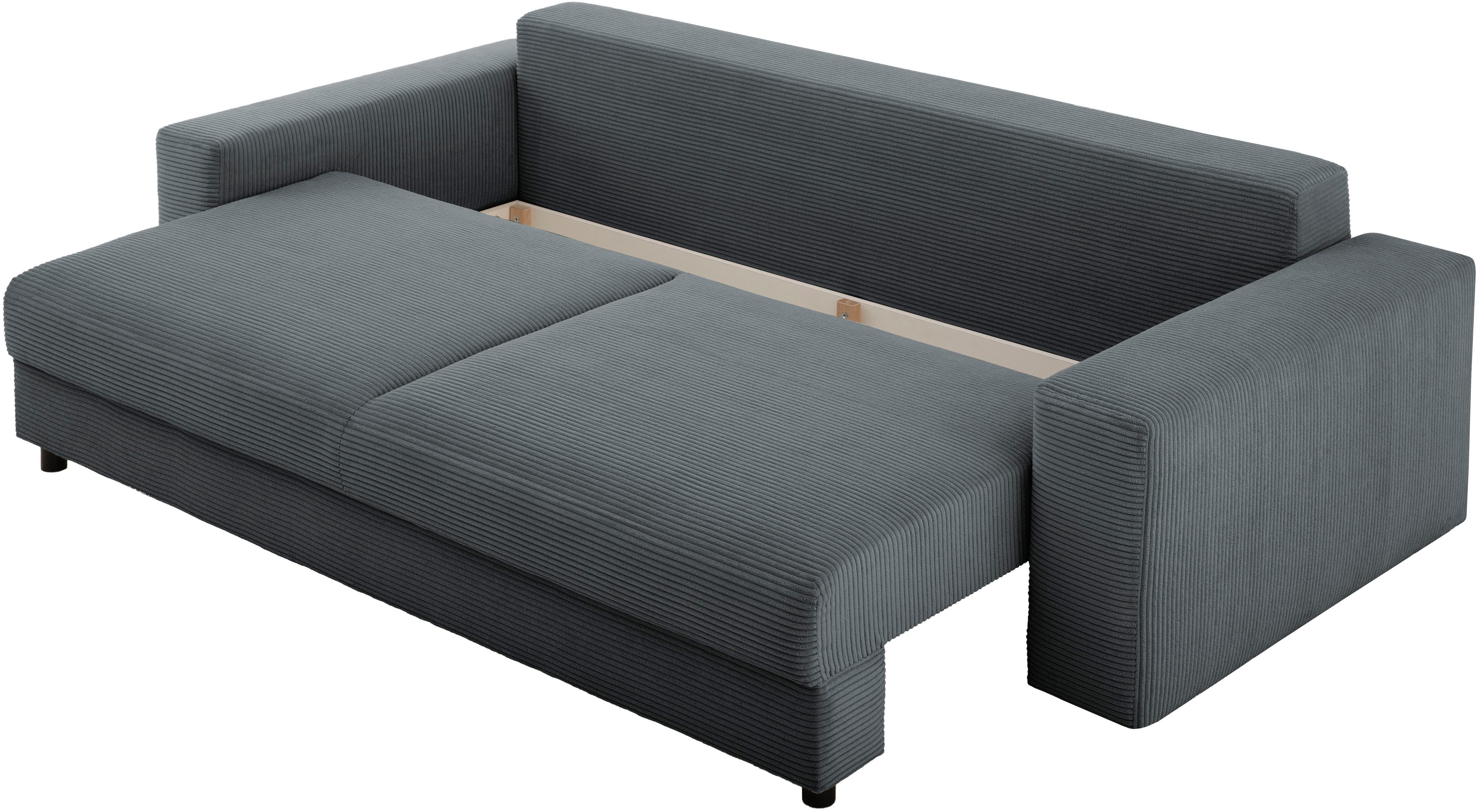 LeGer Home by Lena Gercke Slaapbank Imoga, kussen met slaapfunctie, 3-zits bank, bank met bedlade in moderne kleuren en stoffen, bedfunctie, ligoppervlak: 200x150 cm