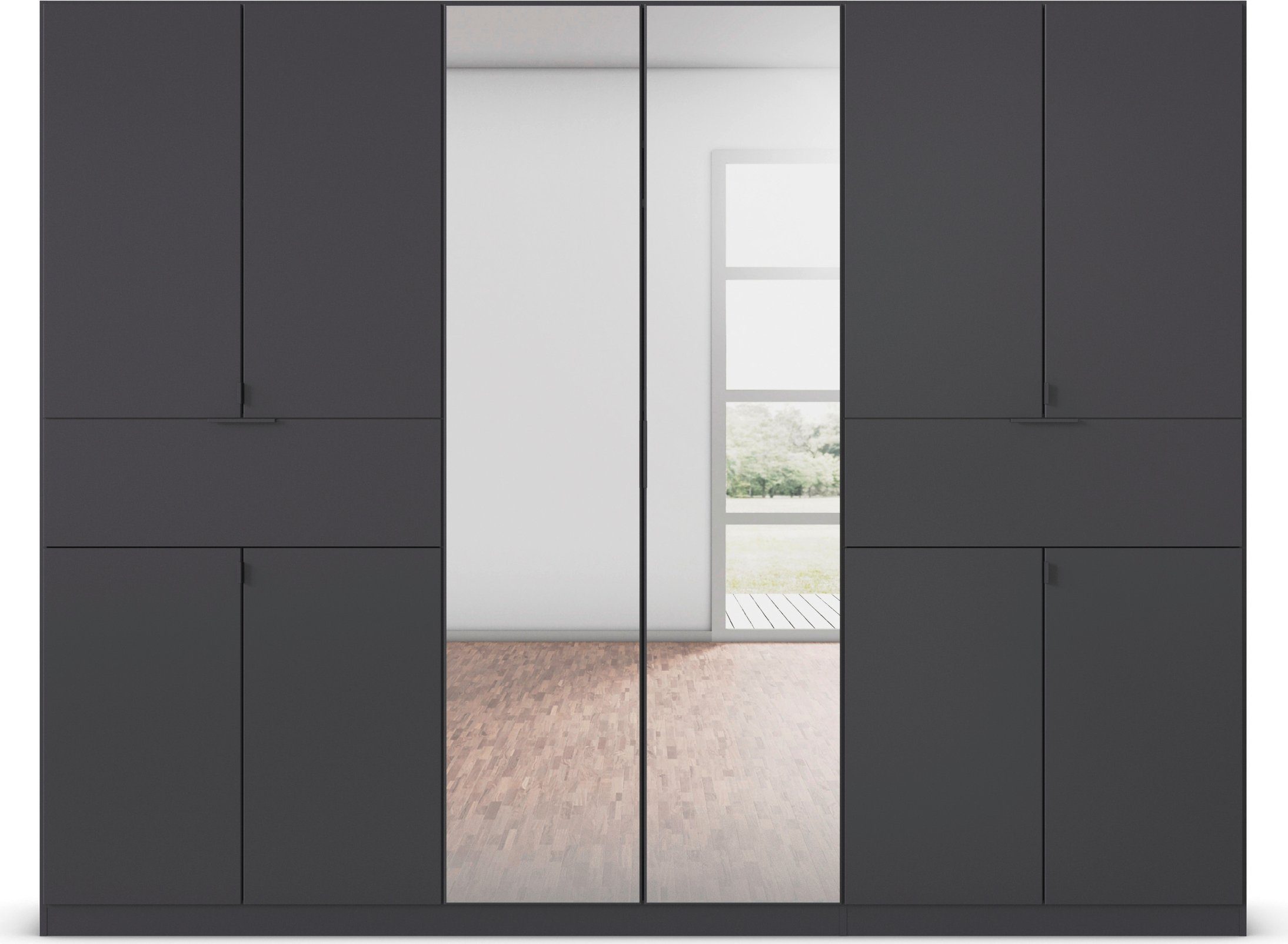 rauch Draaideurkast Kledingkast kast garderobe waskast TICAO met 2 ruime lades, veel opbergruimte made in germany