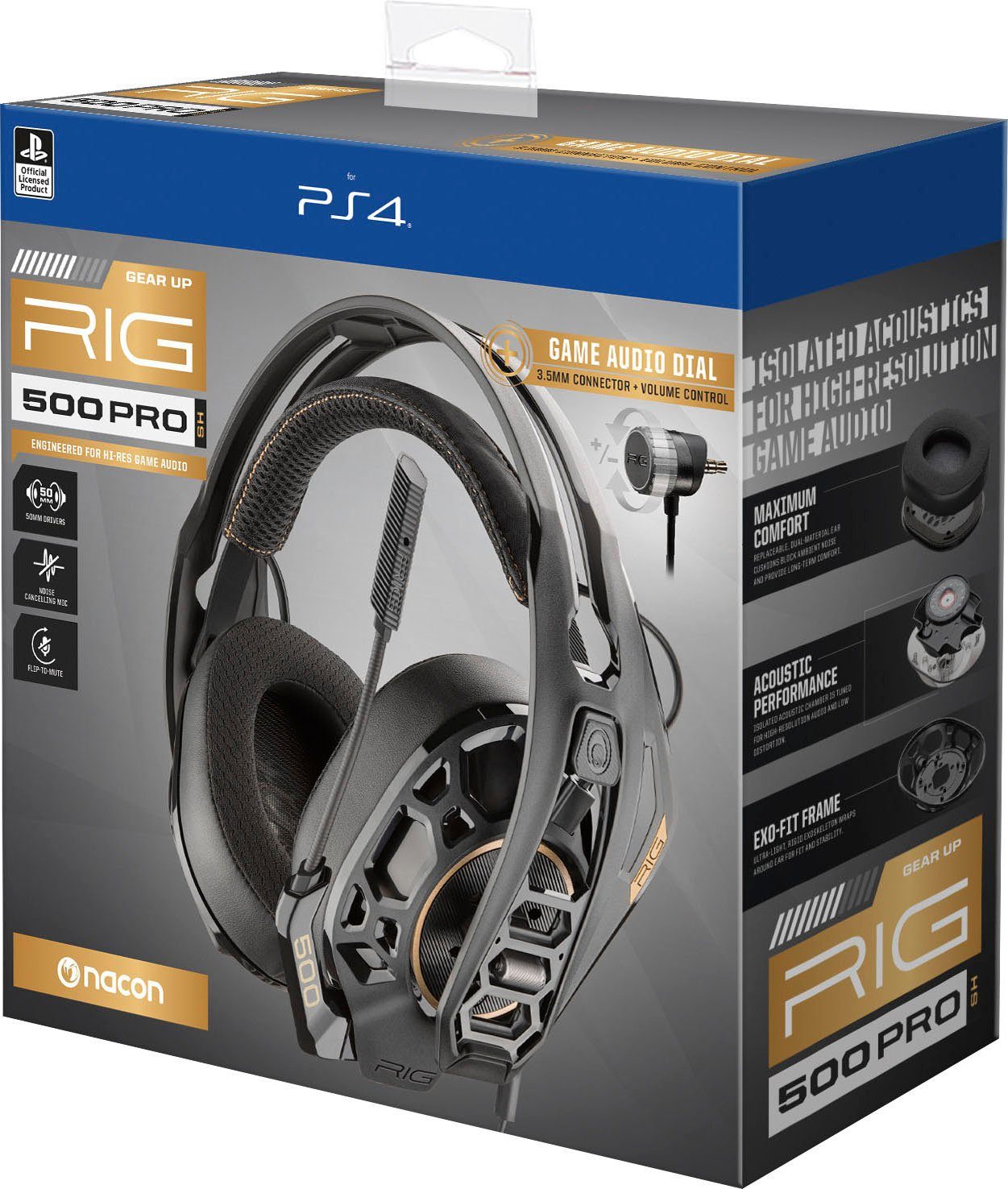 nacon Gaming-headset Nacon RIG 500 PRO HS, unidirectioneel