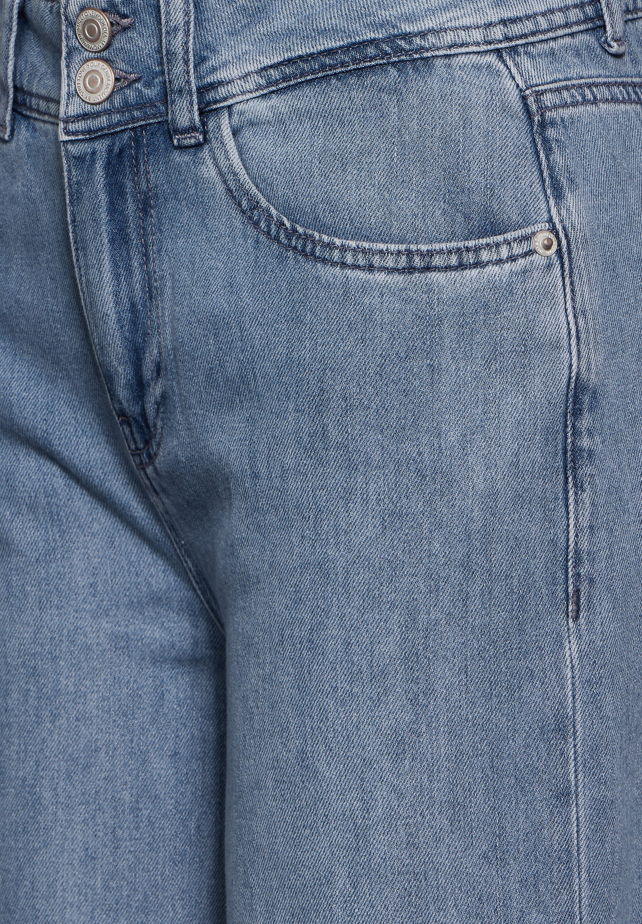 STREET ONE Wijde jeans in five-pocketsstijl