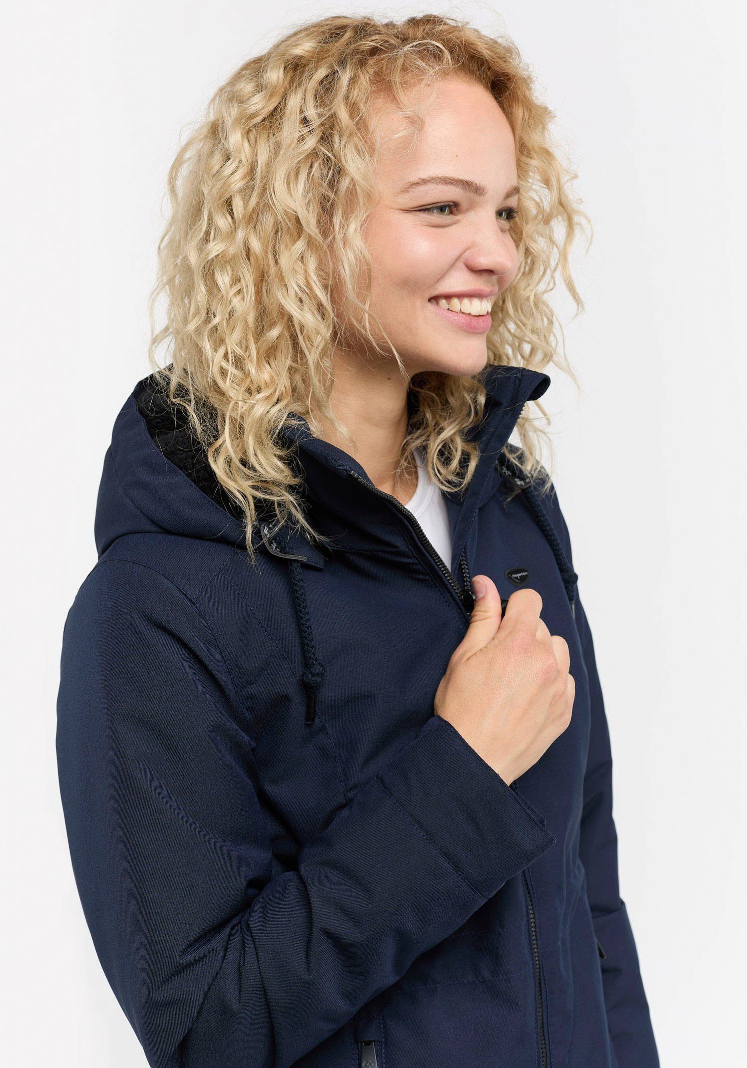 Ragwear Outdoorjack DAKKOTA achterkant iets langer gesneden dan voorkant