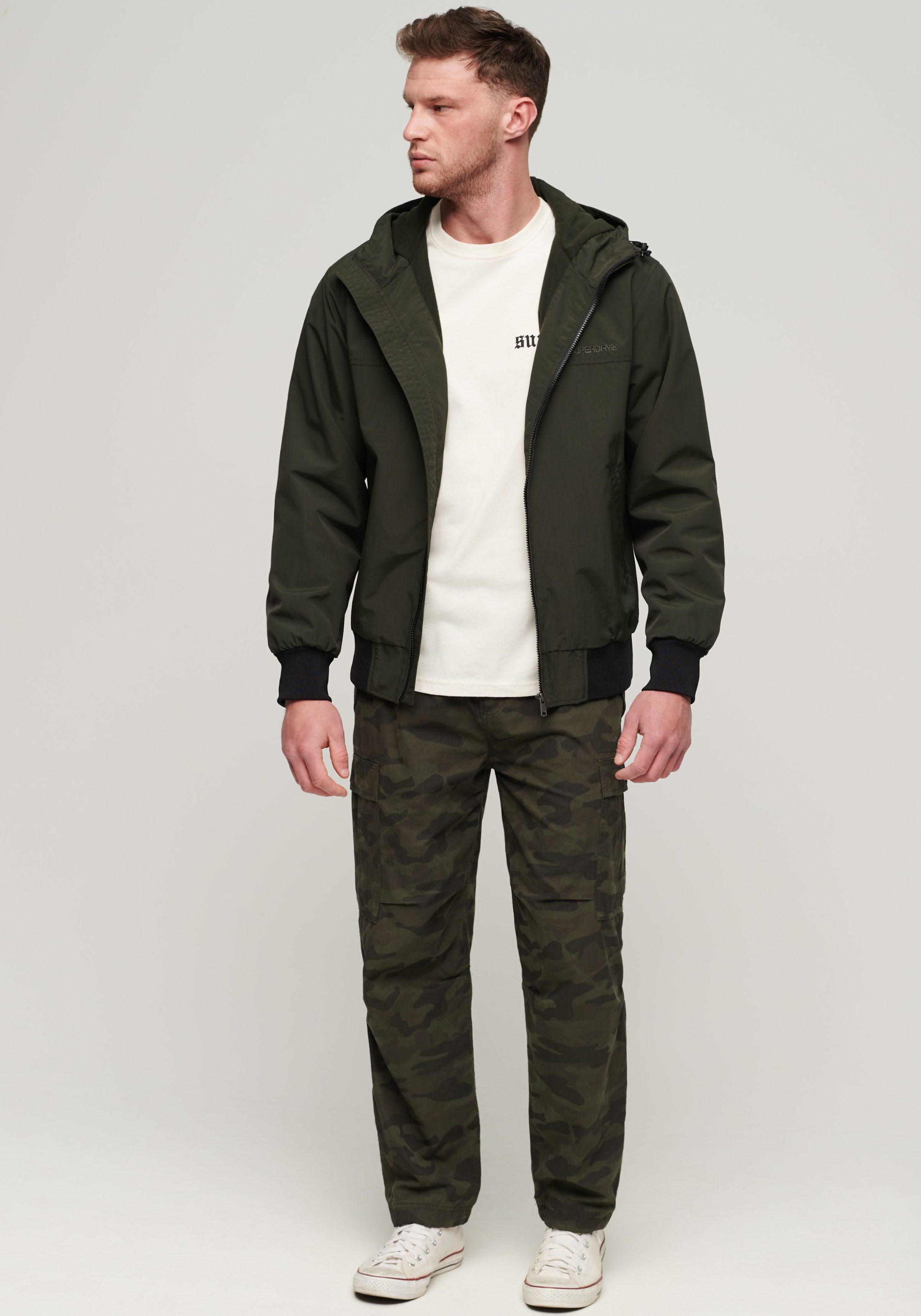 Superdry Bomberjack SURPLUS NYLON HOODED BOMBER