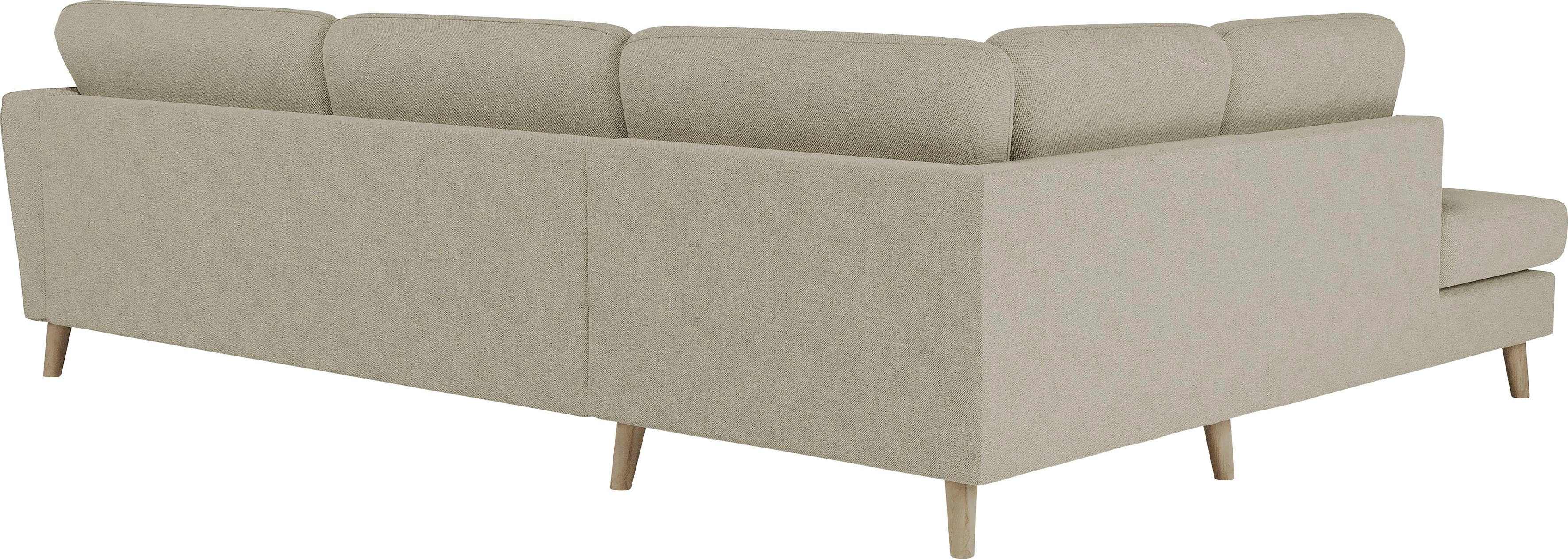 Home affaire Hoekbank MARSEILLE 278/202 cm, L-vorm, ottoman rechts/links, verschillende bekledingen