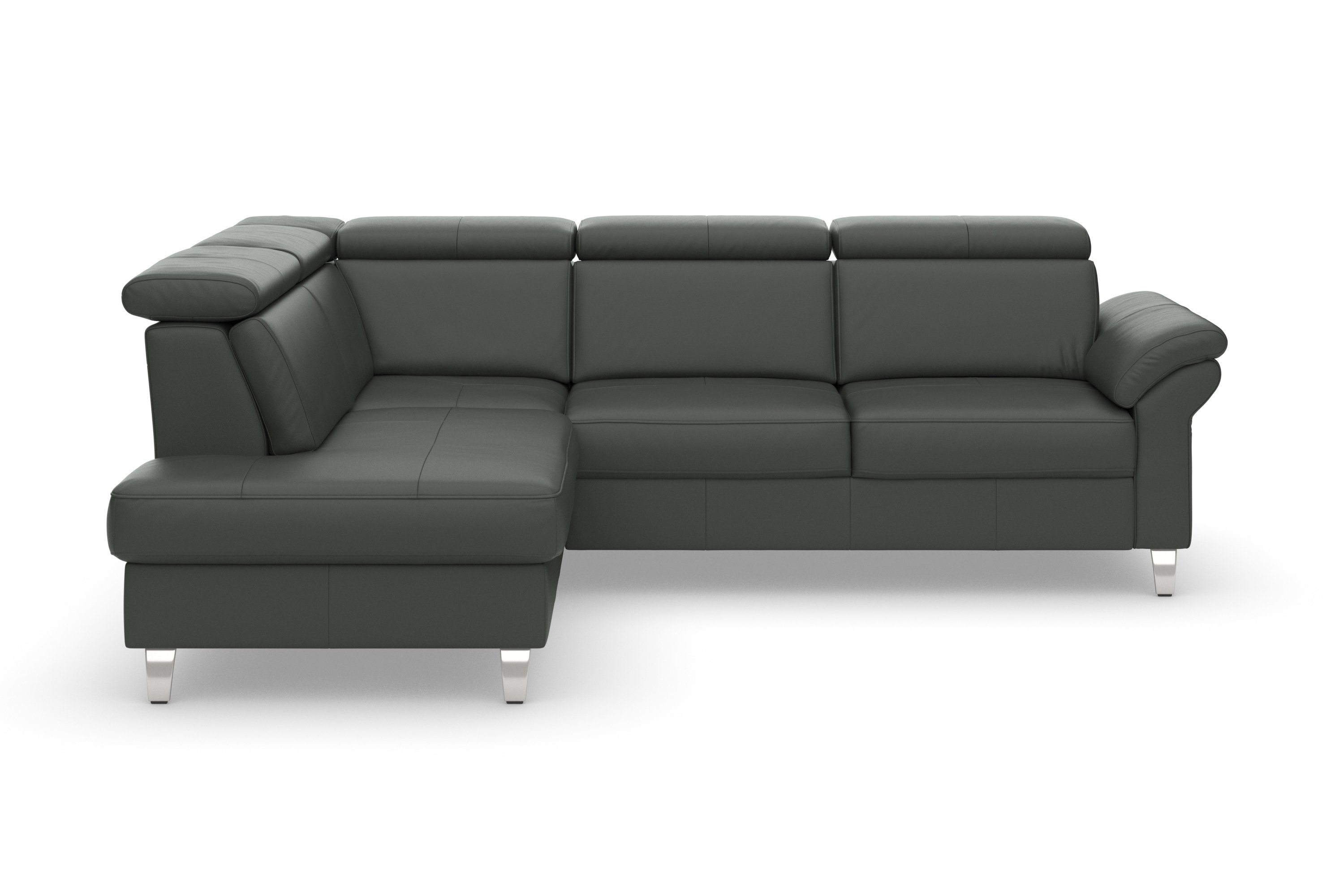 sit&more Hoekbank Arngast L-vorm met verstelbare hoofdsteun en binnenvering
