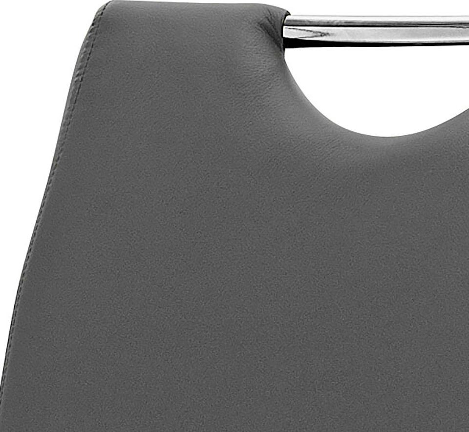 MCA furniture Vrijdragende stoel Keulen Overtrokken met kunstleer, comfortzithoogte, stoel belastbaar tot 120 kg (set, 4 stuks)