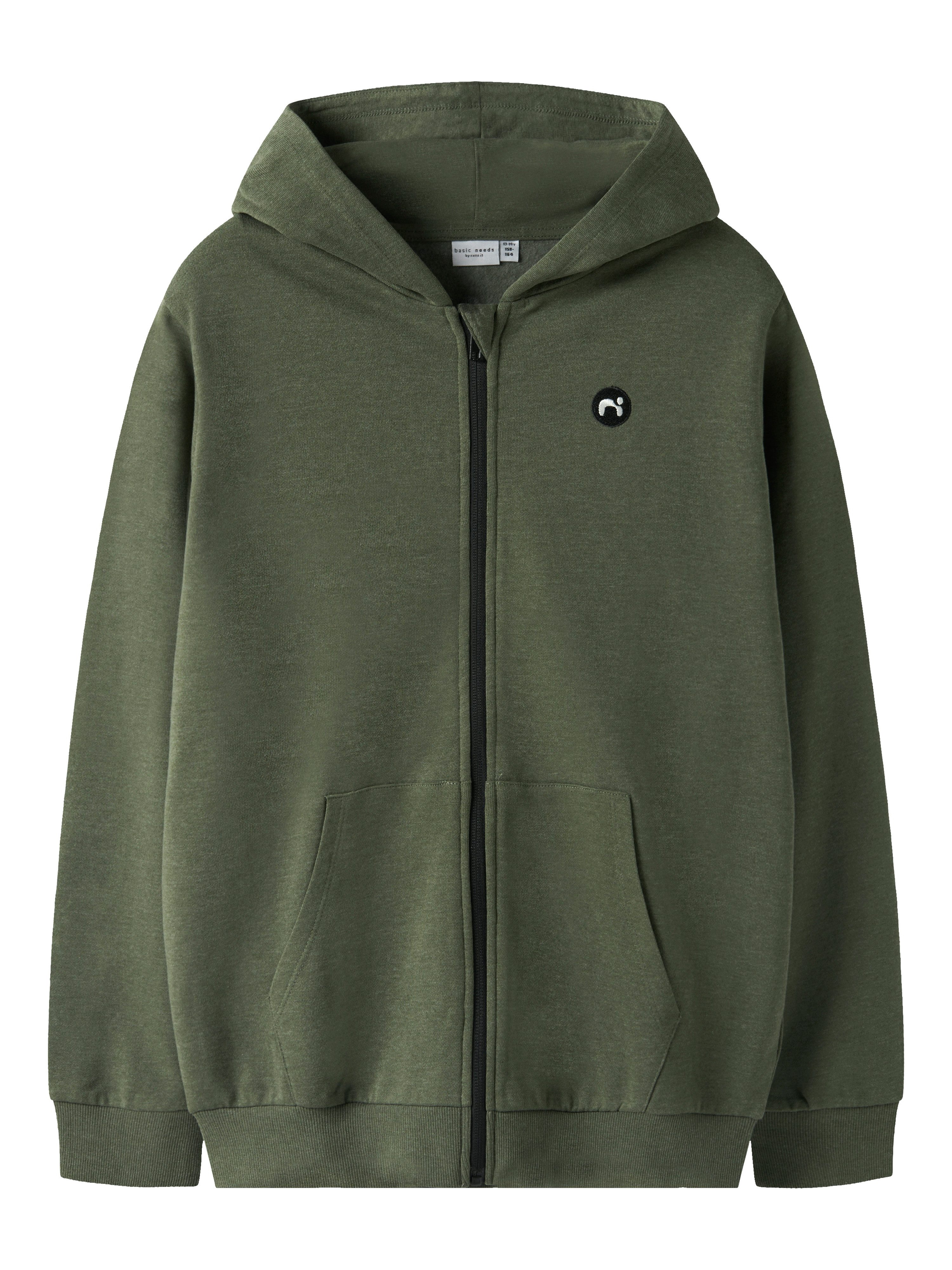 Name It Capuchonsweatvest NKMVIMO LS SWEAT CARD BRU NOOS