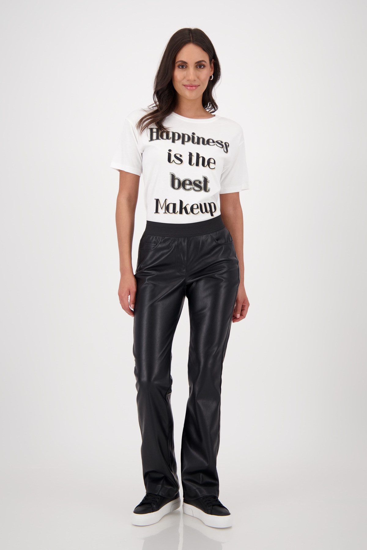 Monari Imitatieleren broek