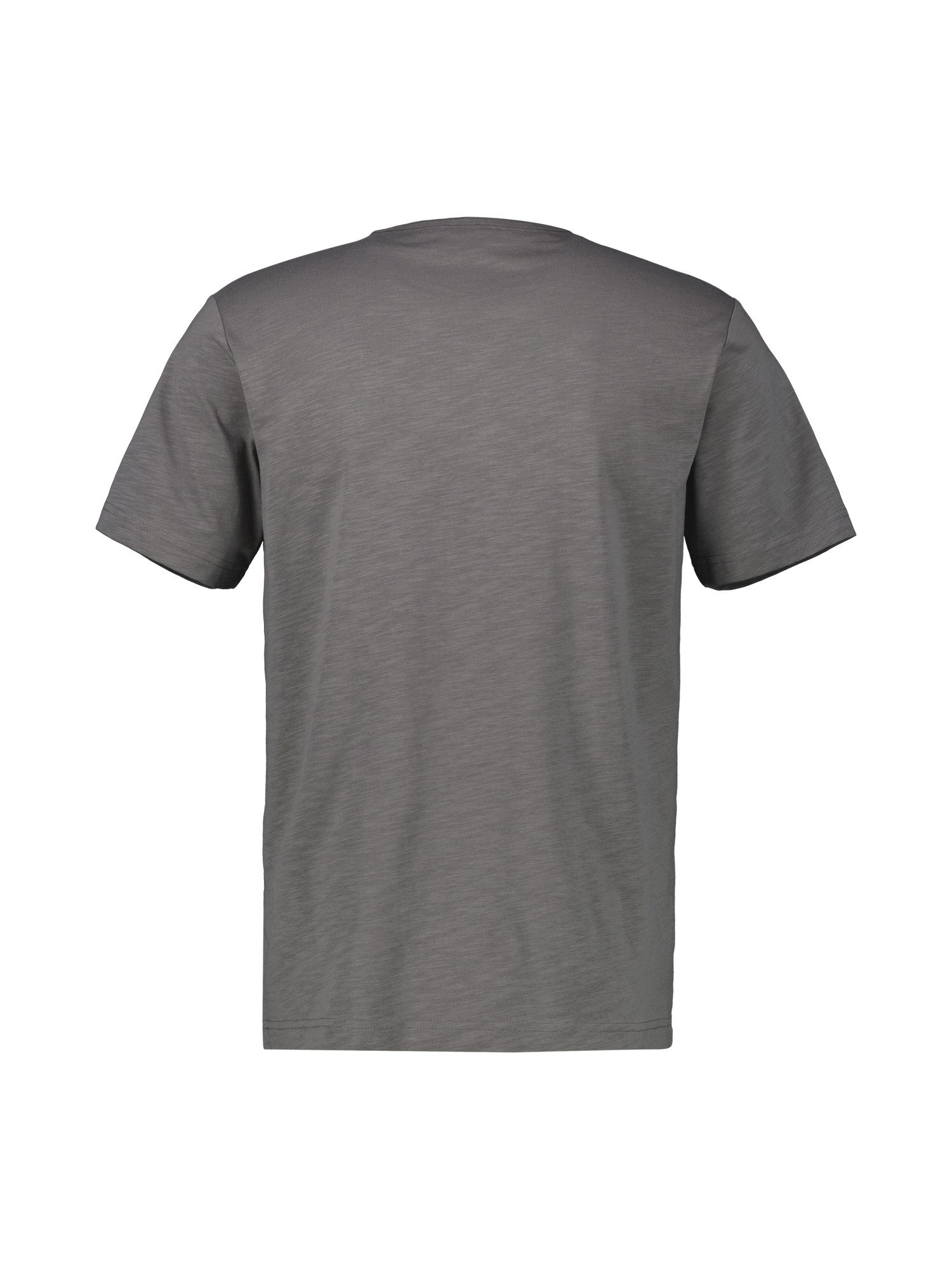 Lerros Henleyshirt LERROS serafino-shirt in effen structuurstof