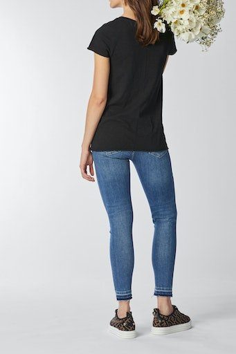 Rich & Royal T-shirt in een vrouwelijke basic pasvorm