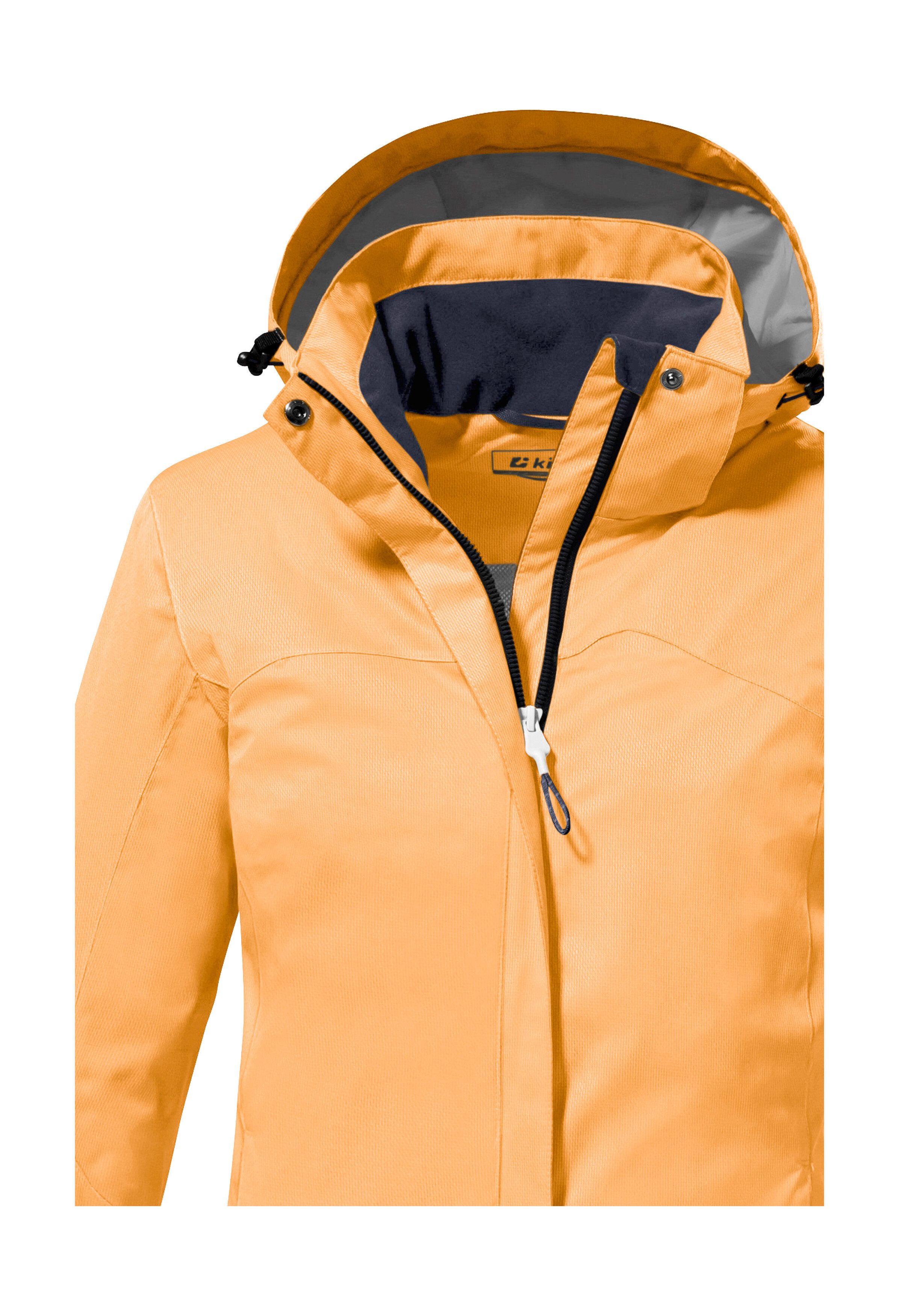 Killtec Outdoorjack KOS 133 WMN JCKT Water- en winddichte damesjack met afneembare capuchon, PFAS-vrij