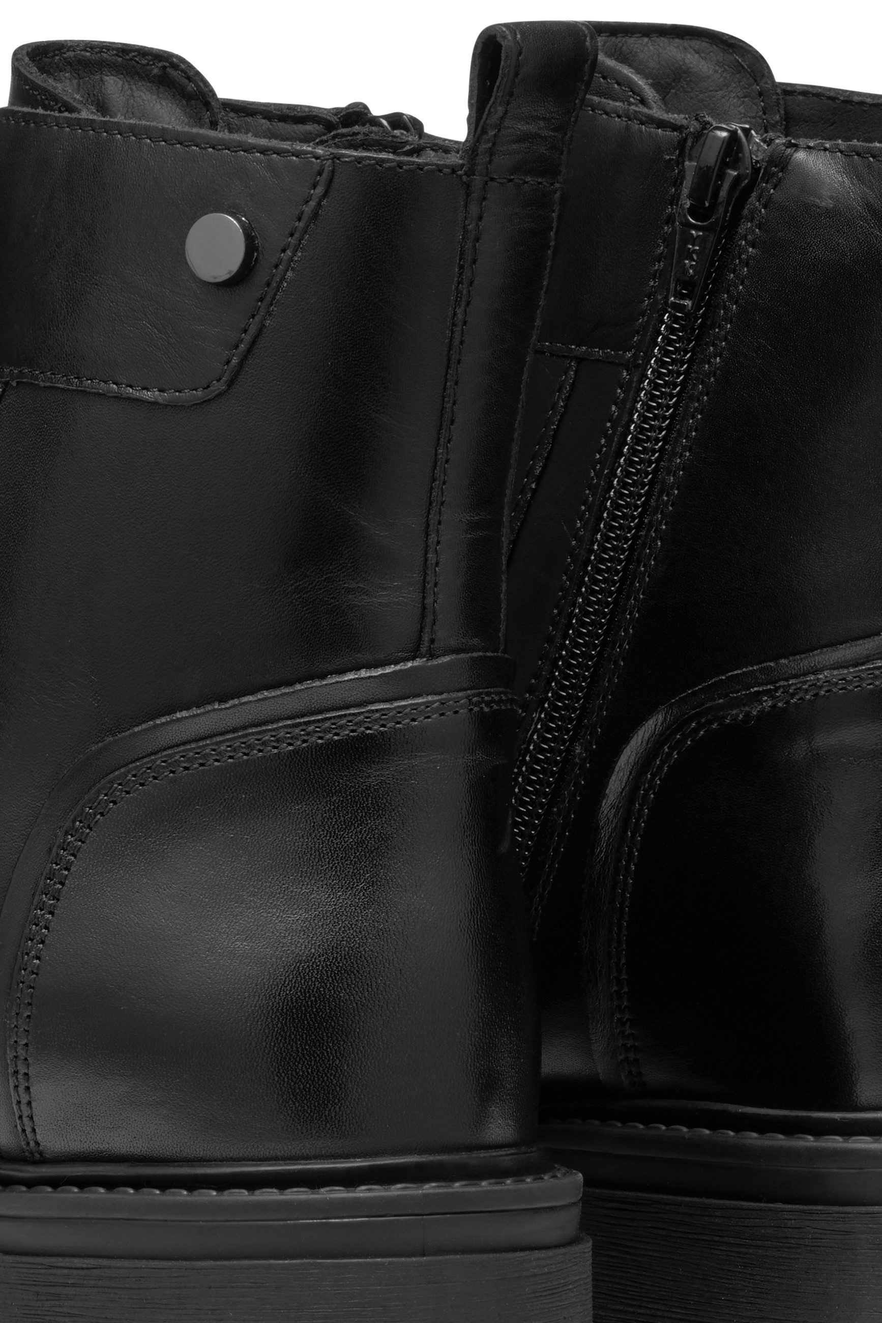 Geox Veterschoenen D IRIDEA G Chunky boot, plateau enkellaars met blokhak