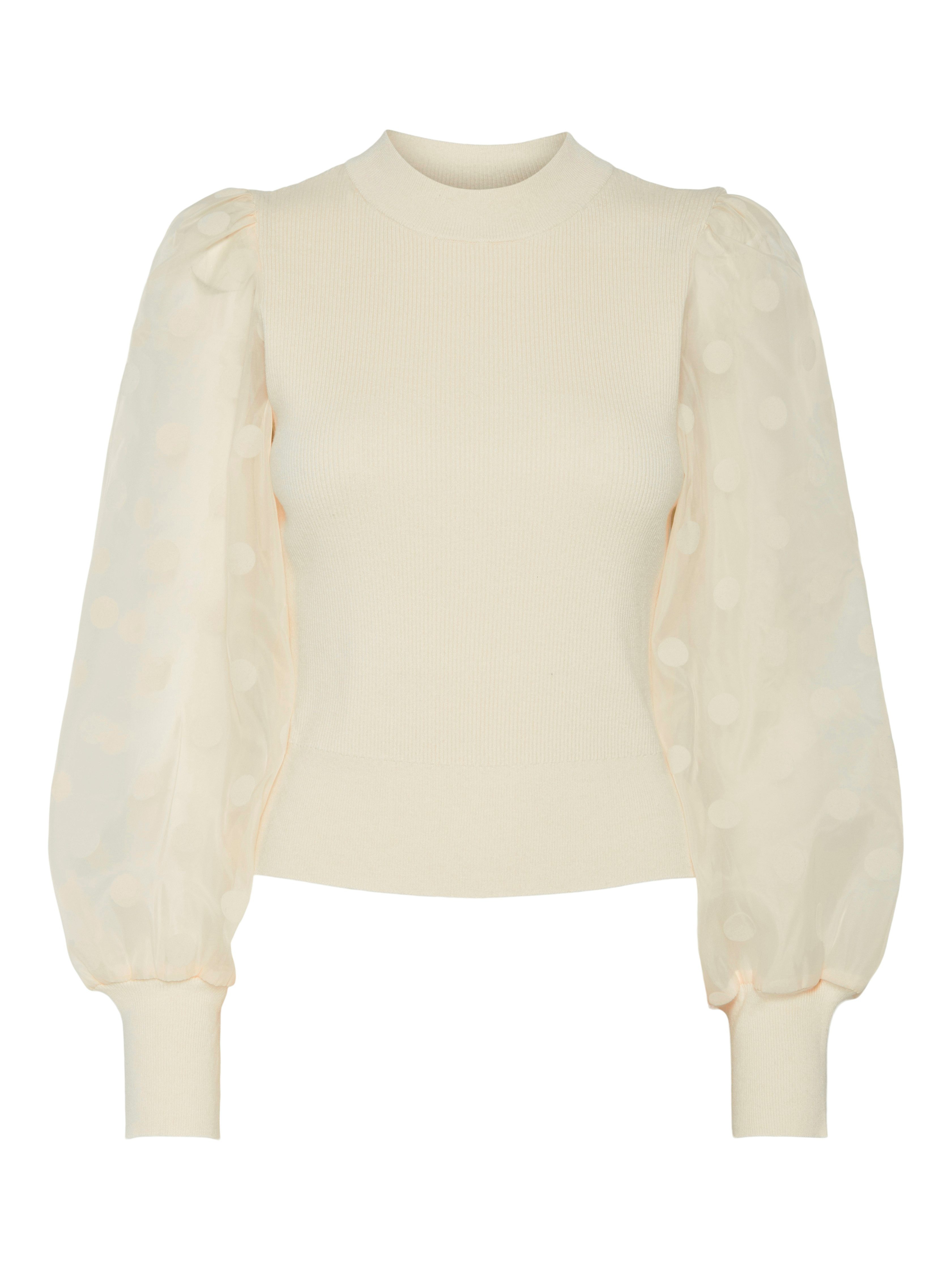 Y.A.S Trui met ronde hals YASDOTME LS KNIT PULLOVER S. NOOS