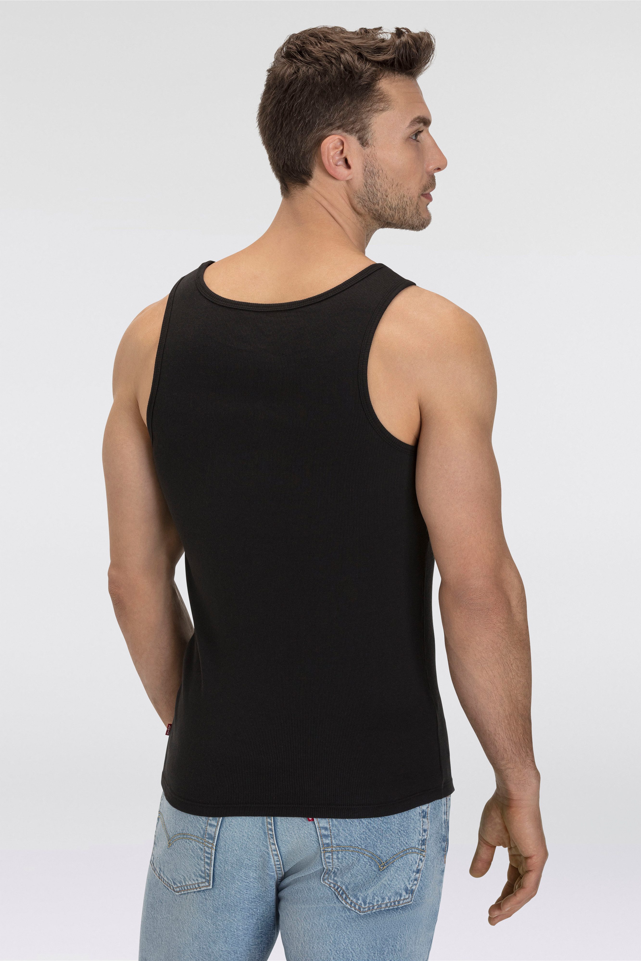 Levi's® Geribde tanktop (set, 2-delig, 2 stuks)