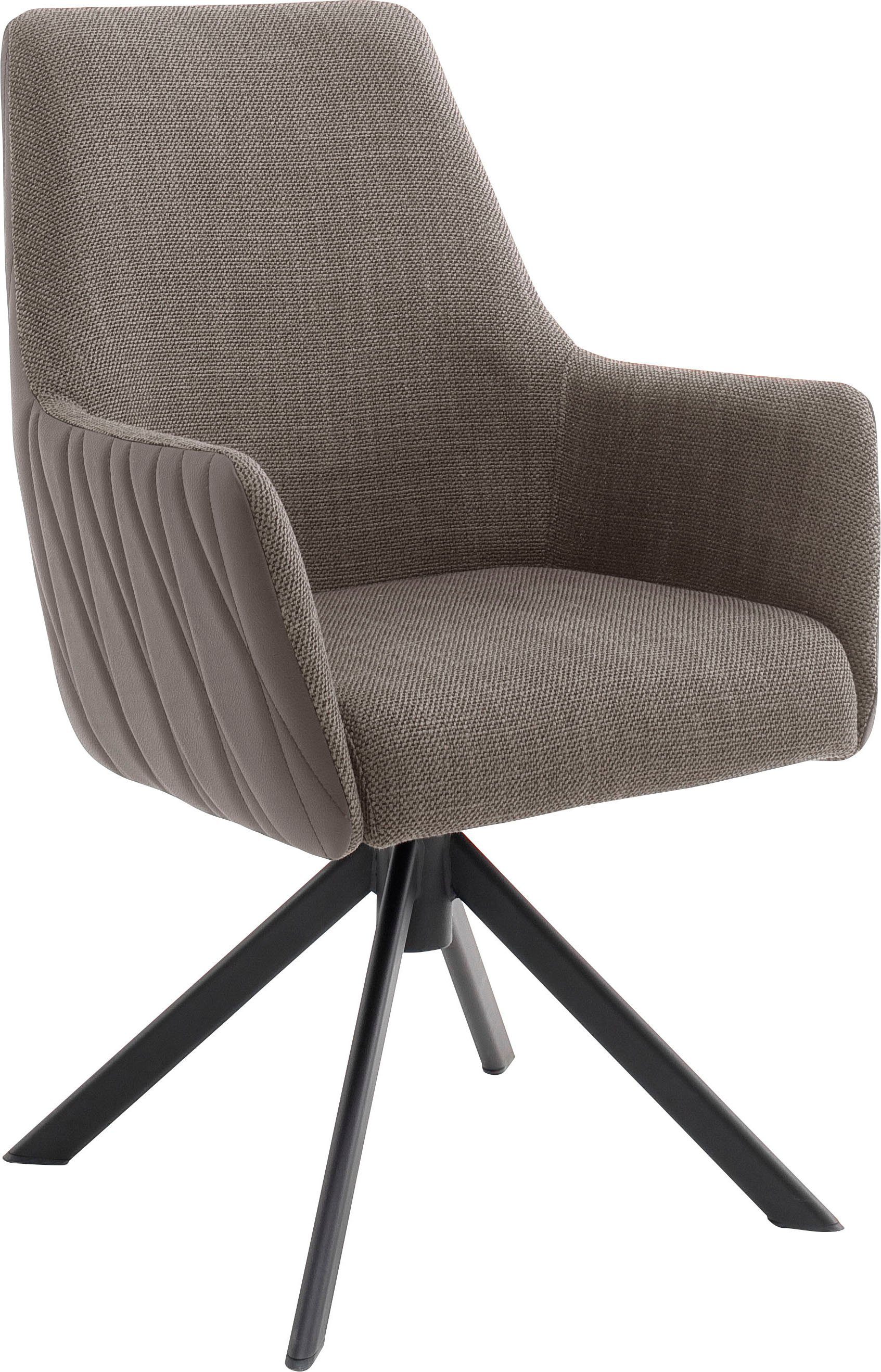 MCA furniture Stoel met 4 poten Reynosa Eetkamerstoel 360º draaibaar met nivellering, belastbaar tot 120 kg (set, 2 stuks)