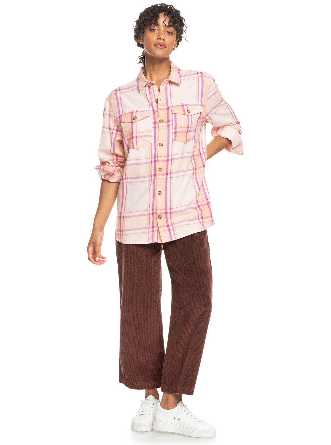 Roxy Overhemd met lange mouwen Let it Go flanel