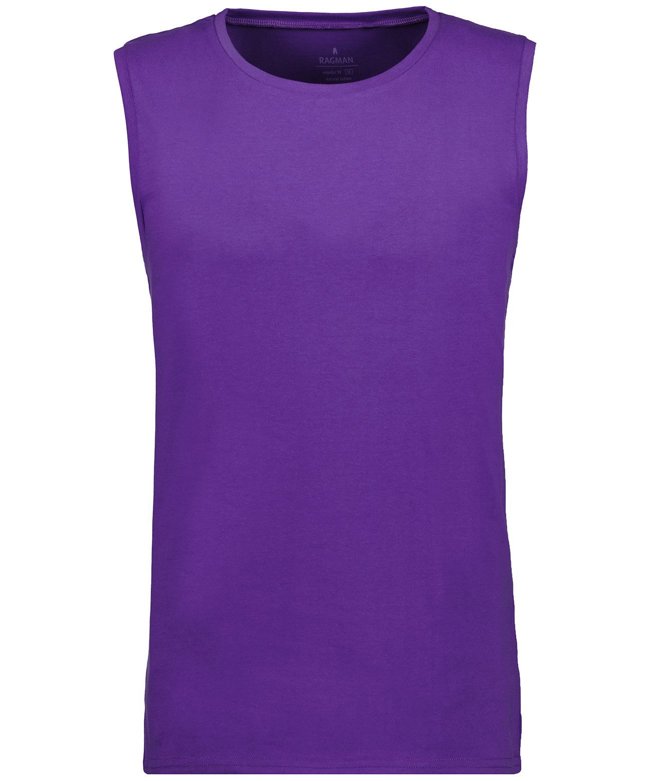 RAGMAN Muscle-shirt heren t-shirts maat 58 paars