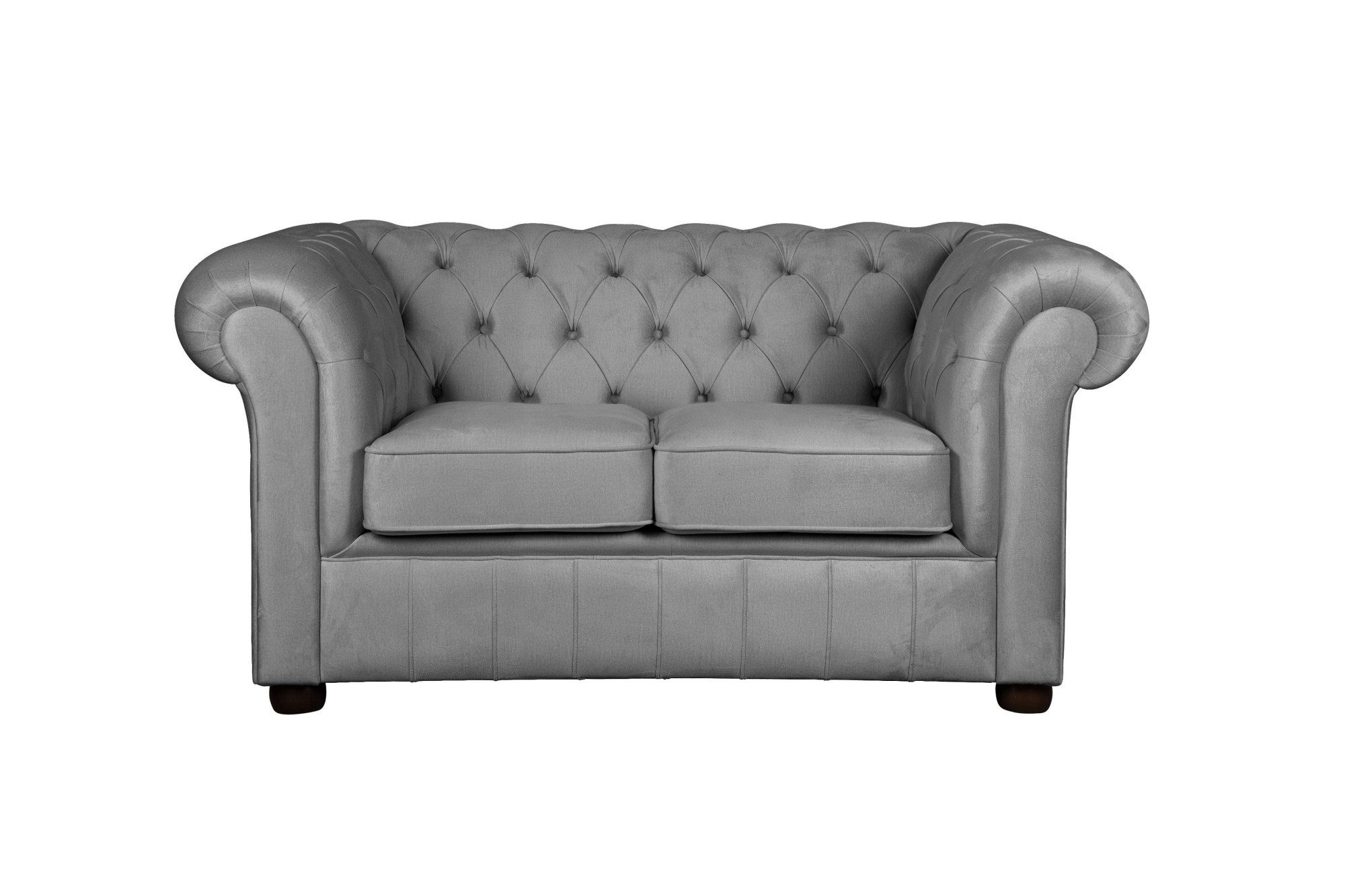 Home affaire 2-zitsbank CHARENTE, Chesterfield bank, golfvering, afmetingen: B/D/H: 147/89/74 cm