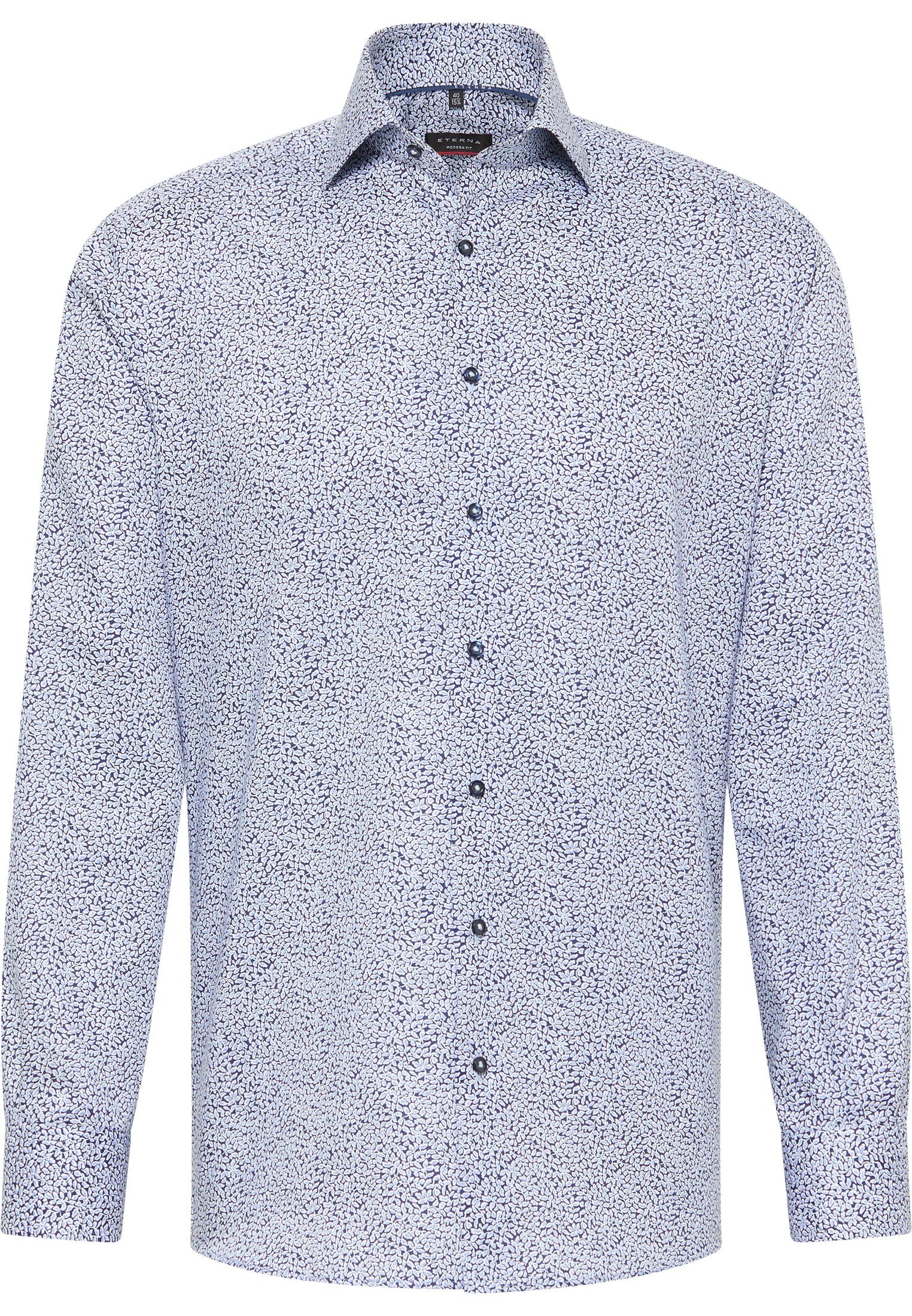 Eterna Overhemd met lange mouwen MODERN FIT NON IRON (strijkvrij)