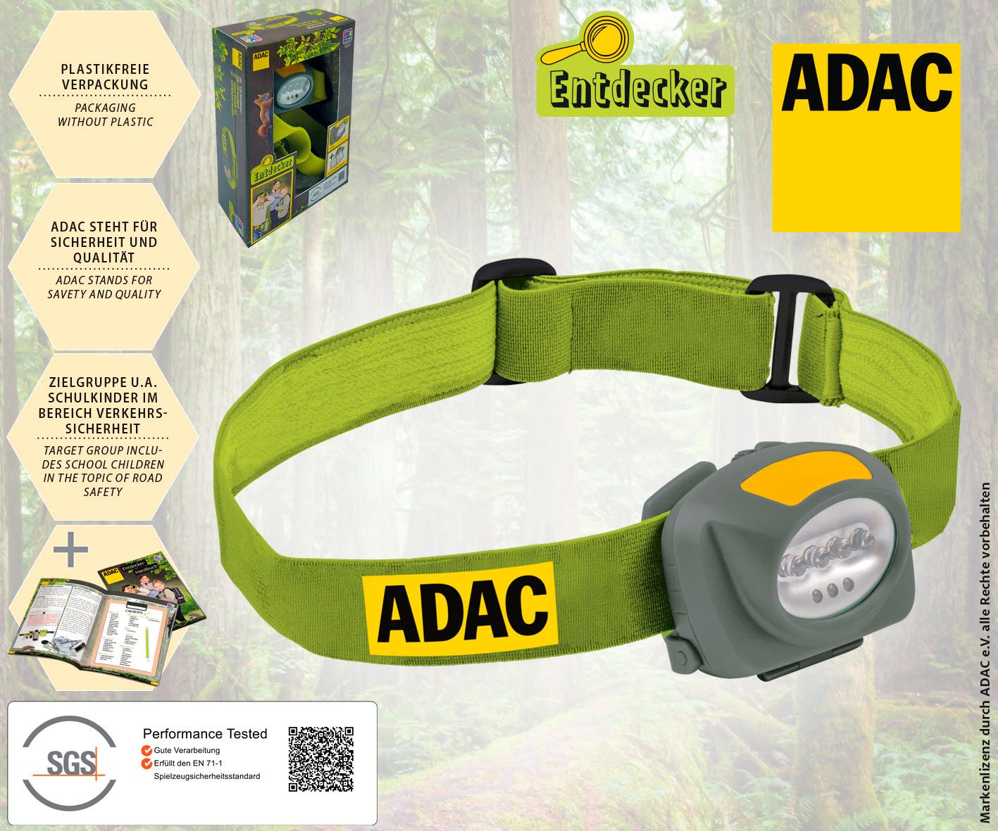 Happy People Led-koplamp ADAC
