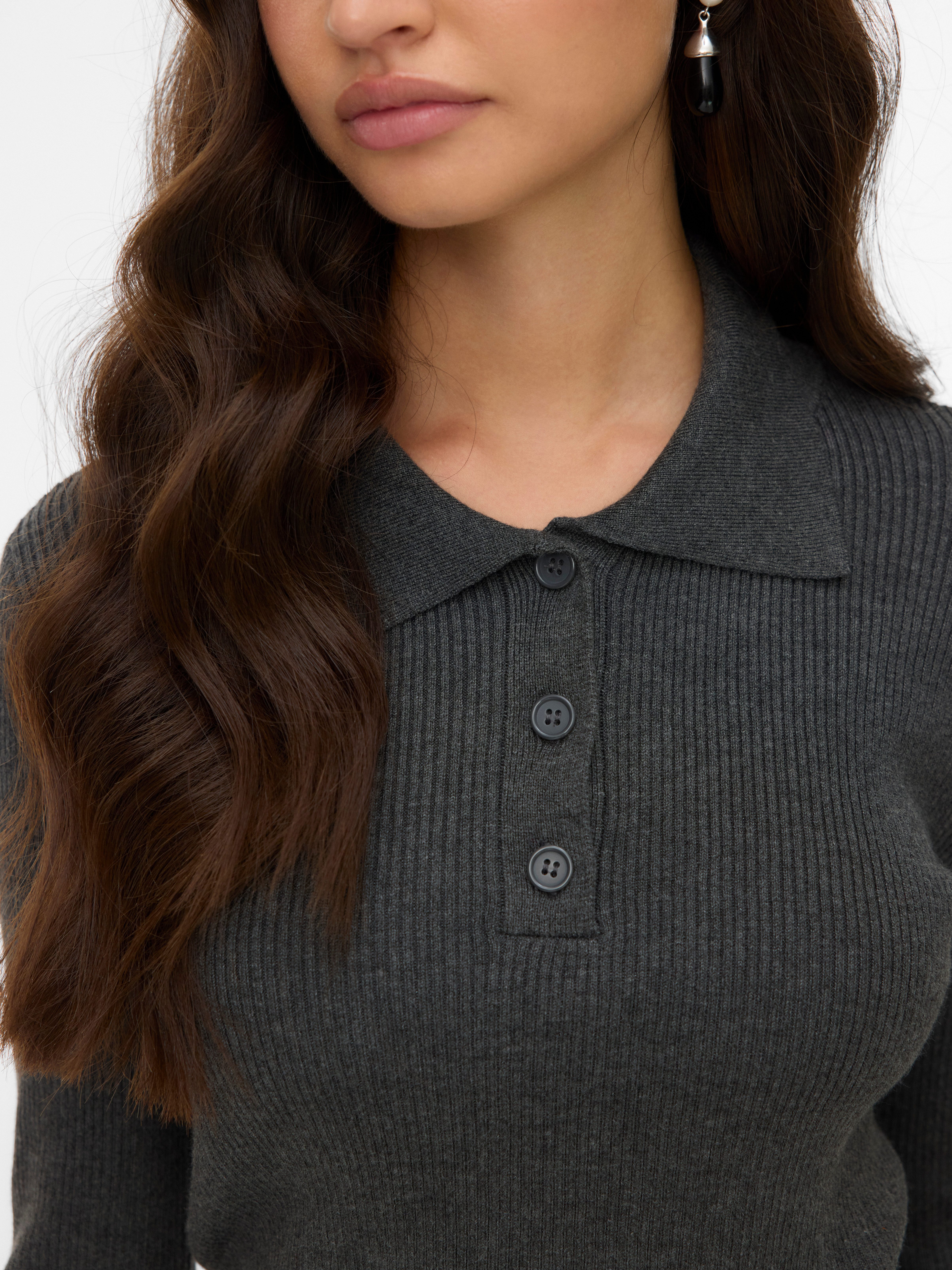 Vero Moda Trui met polokraag VMSILJERIB LS POLONECK PULLOVER NOOS