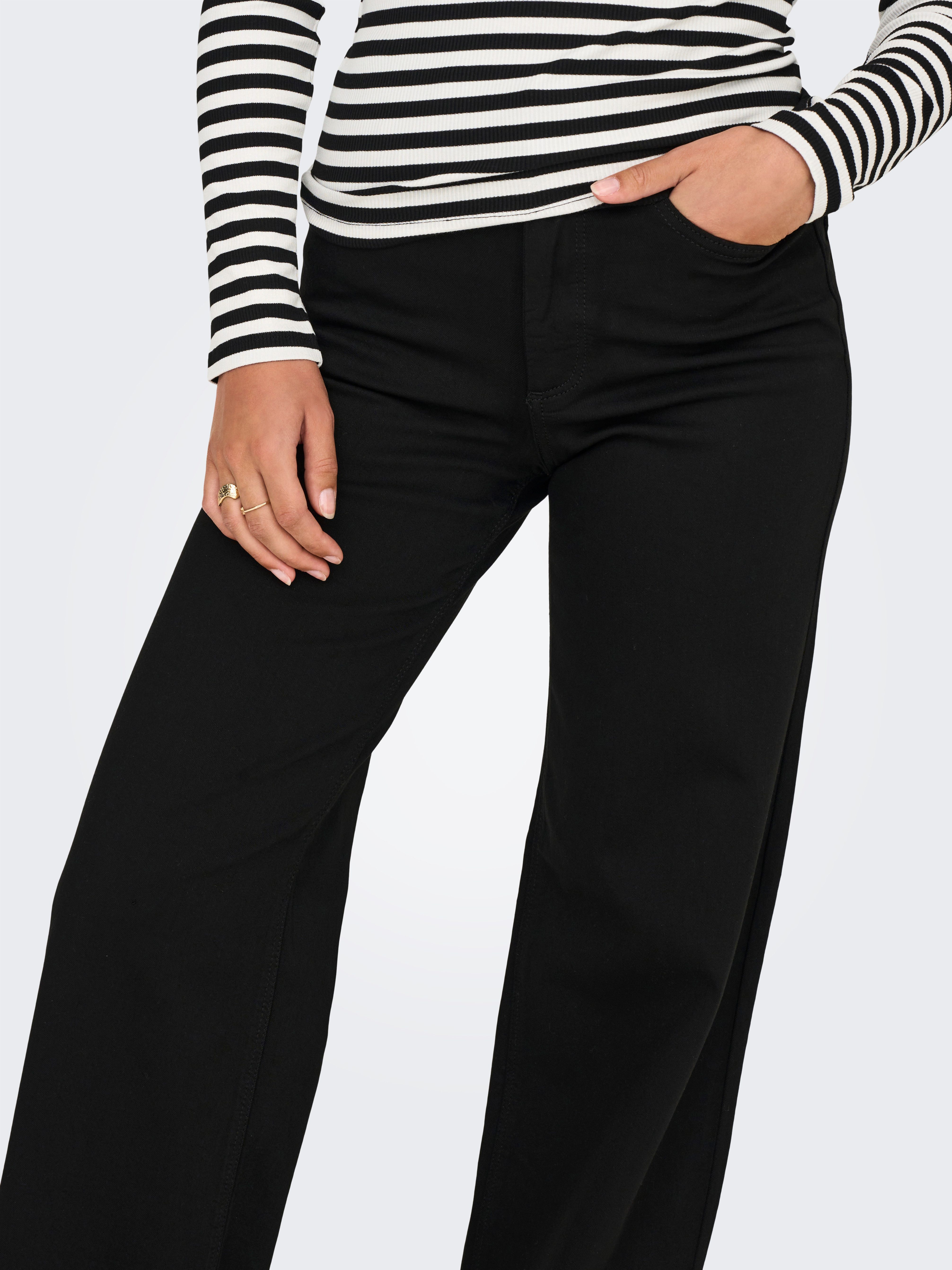 Only High-waist jeans ONLMADISON BLUSH HW WIDE DNM SOO796 NOOS