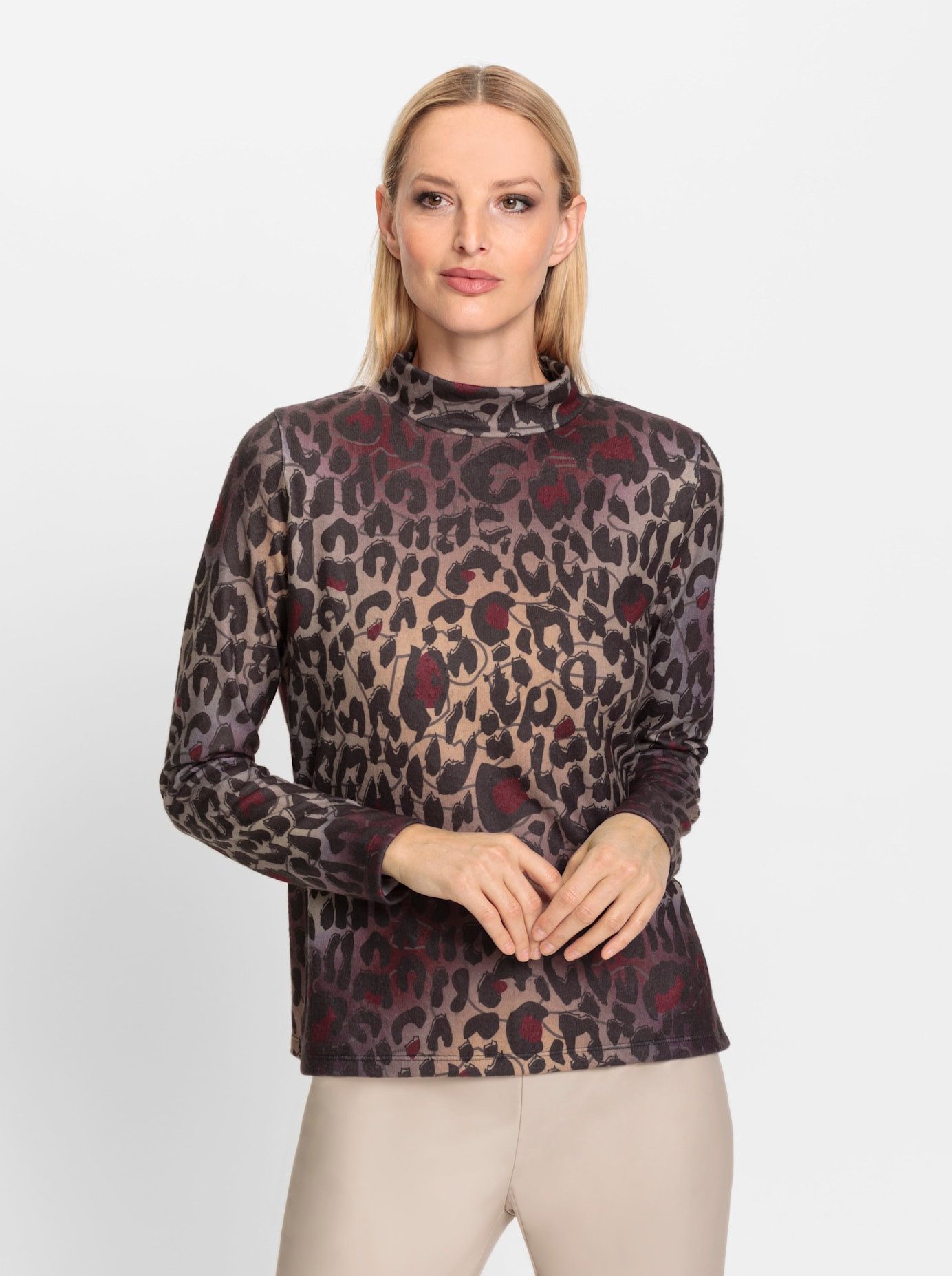heine Shirt met lange mouwen Gedessineerd shirt (1-delig)