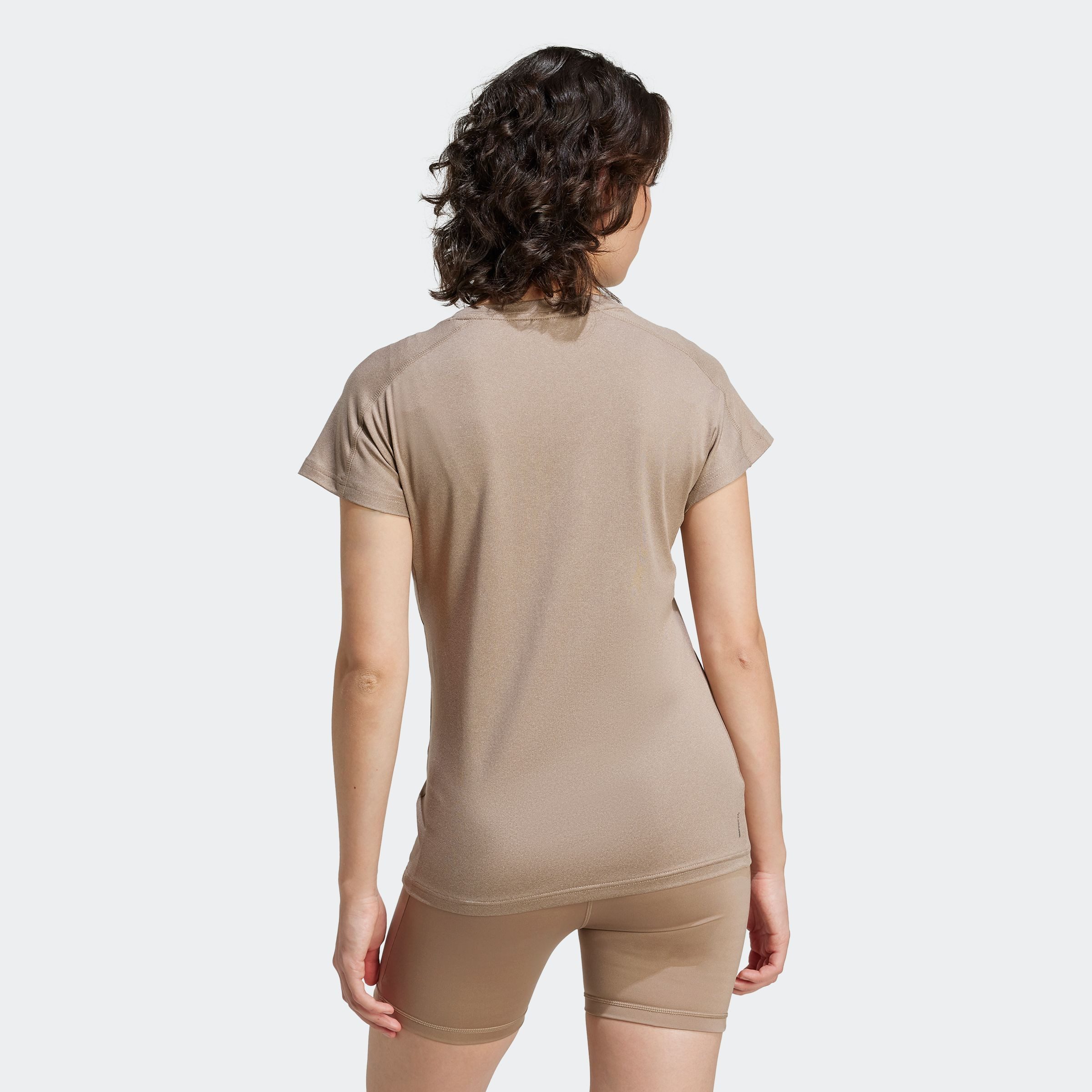 adidas Performance T-shirt AEROREADY TRAIN ESSENTIALS MINIMAL BRANDING V-NECK