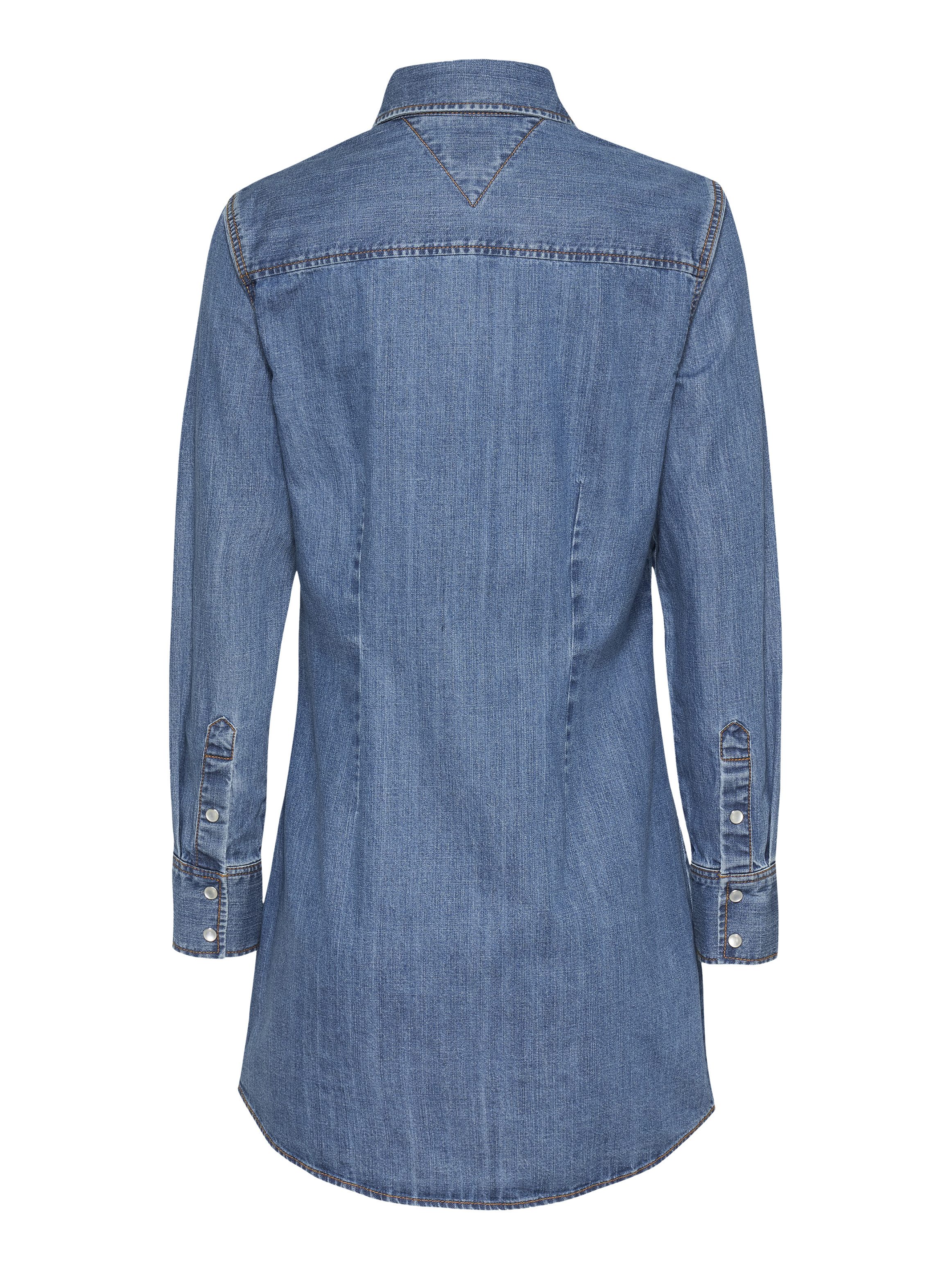 TOMMY JEANS jurk REGULAR WESTERN DRESS
