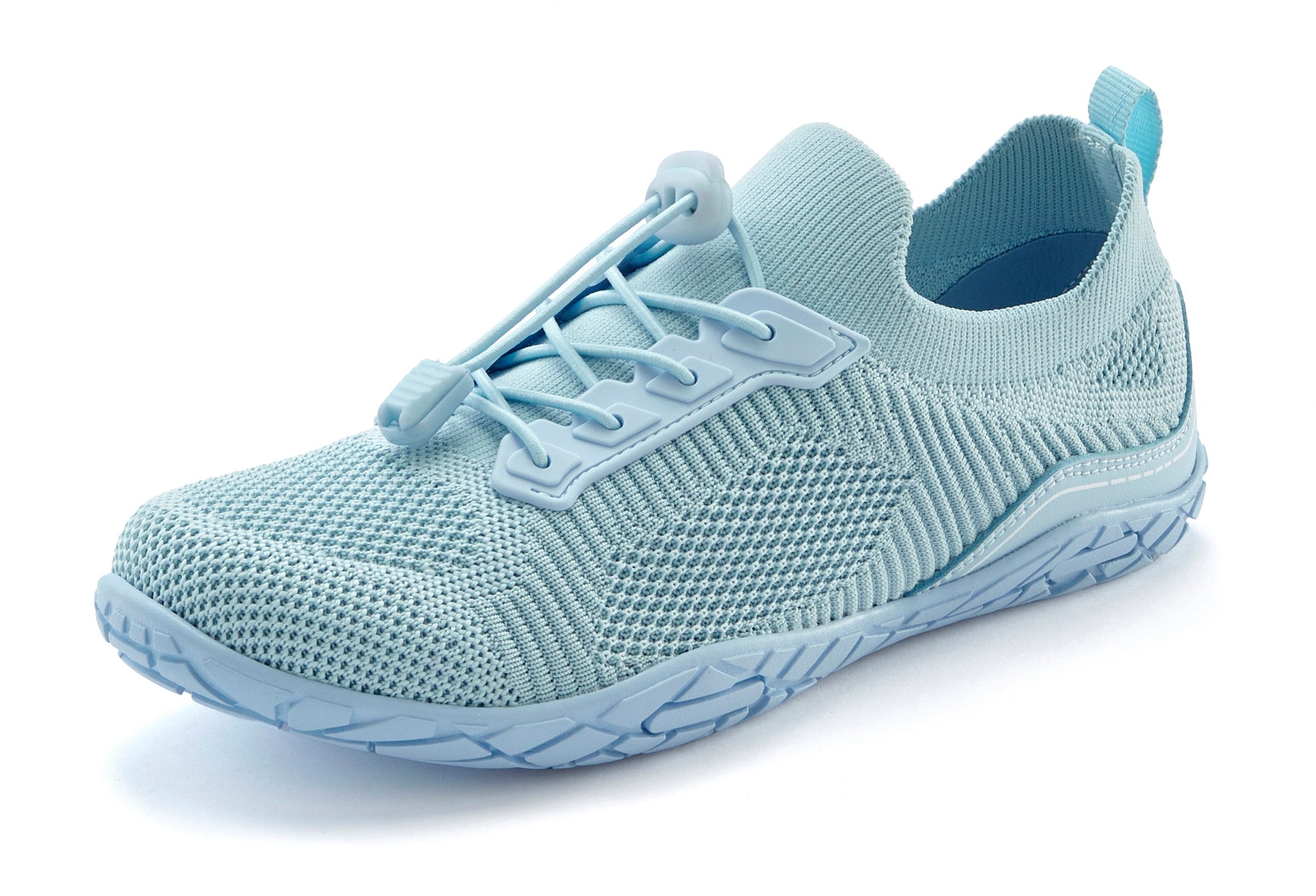 Vivance Sneakers Halfschoen, vrijetijdsschoen met koord en elastische veters vegan