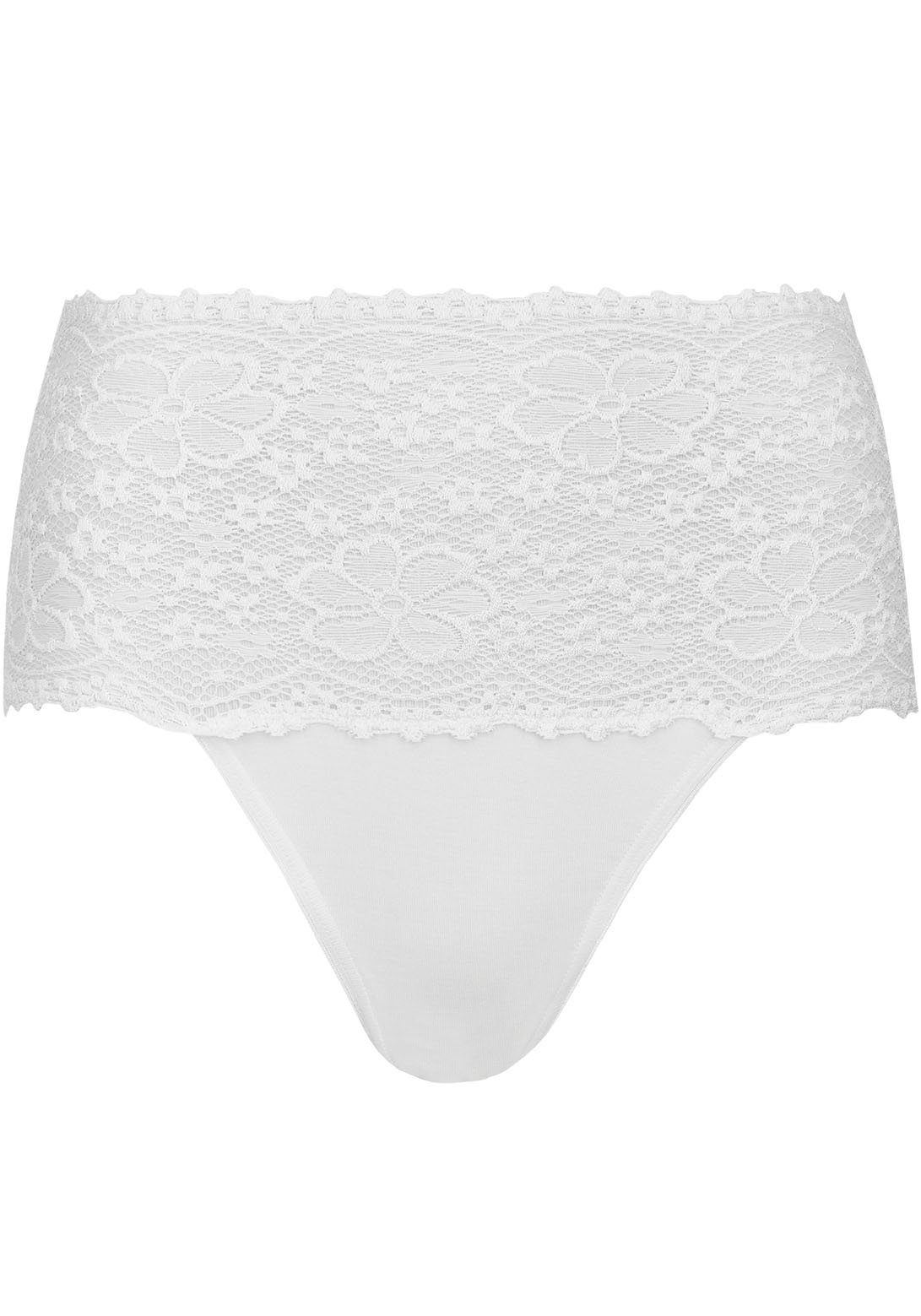 Nina Von C. Tailleslip Millefleurs met transparant, breed kantband (Set van 2)