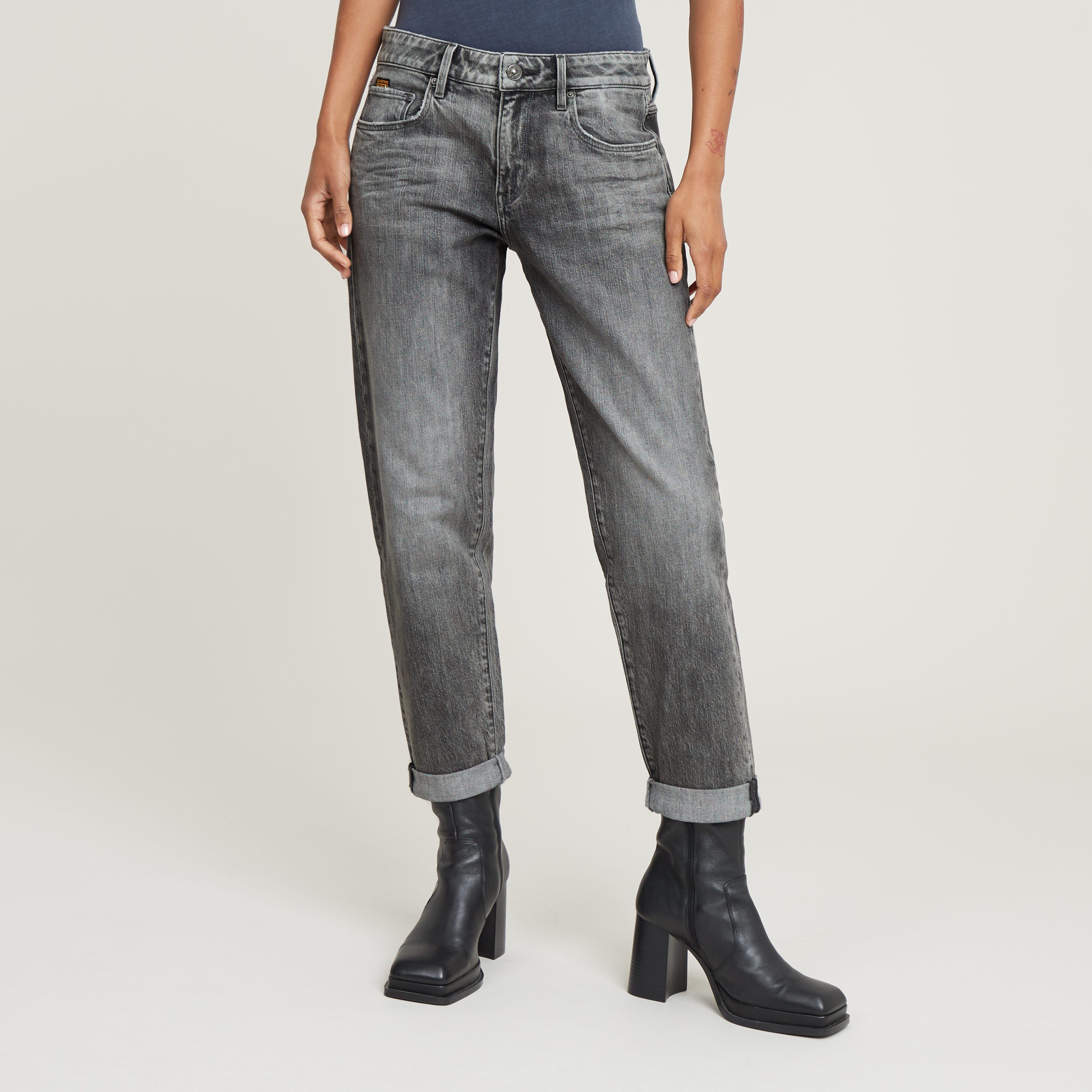 G-Star RAW Boyfriendjeans Kate Katoen-stretch denim kwaliteit voor meer draagcomfort