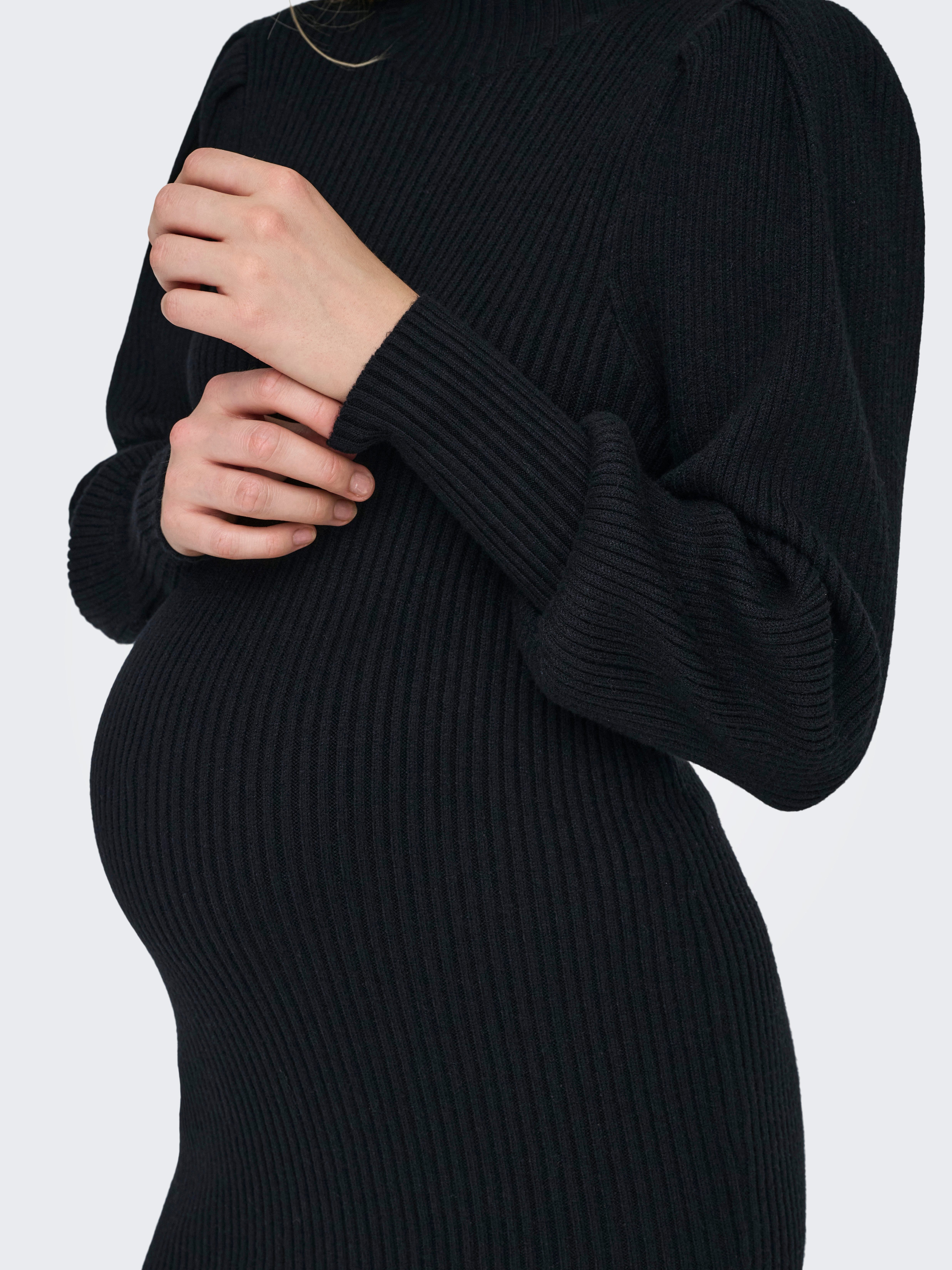 ONLY MATERNITY Gebreide jurk OLMKATIA L/S DRESS KNT NOOS