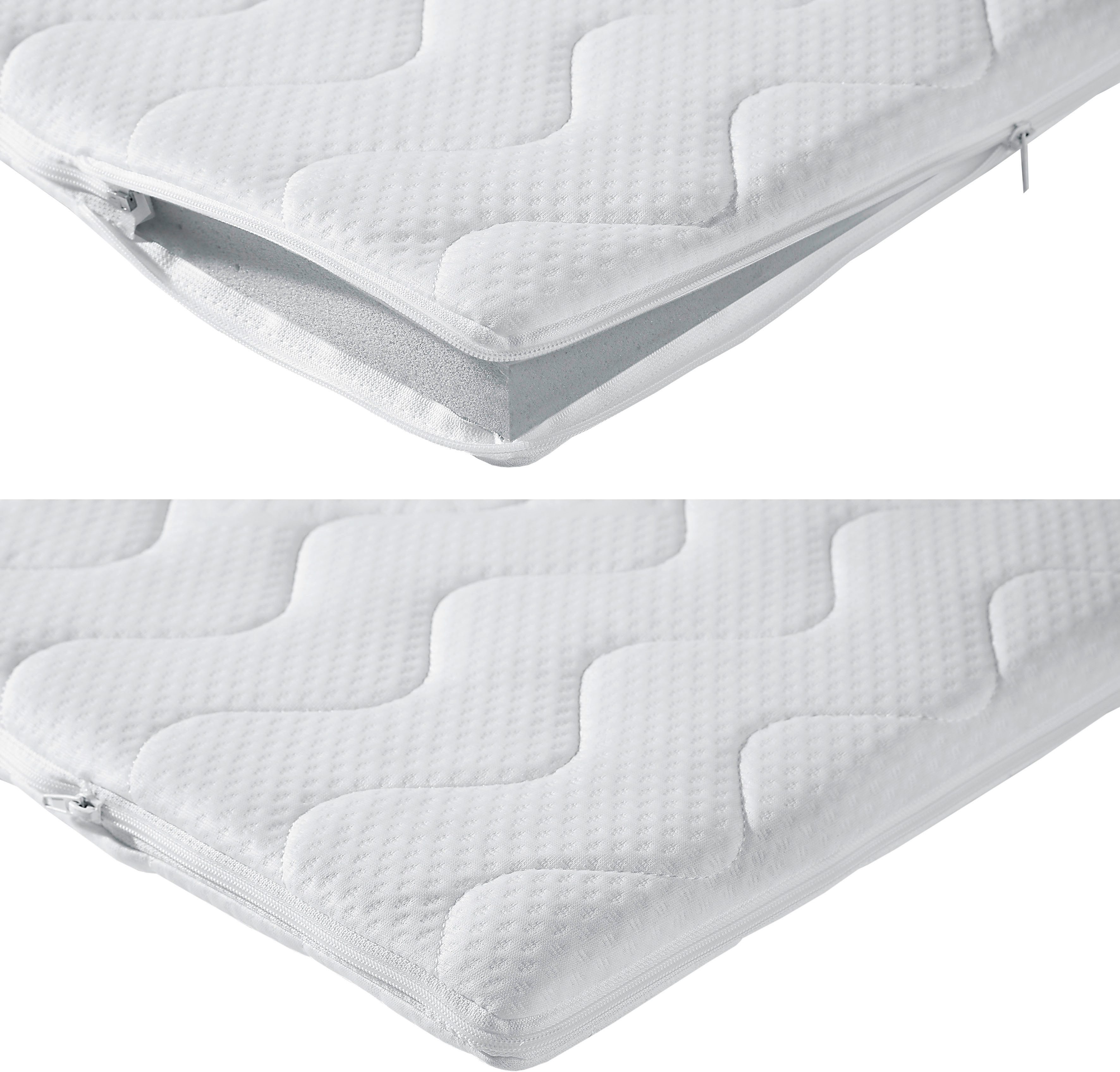 Home affaire Boxspring Fargo inclusief topper, in 3 soorten matrassen, in fluweel of structuurstof