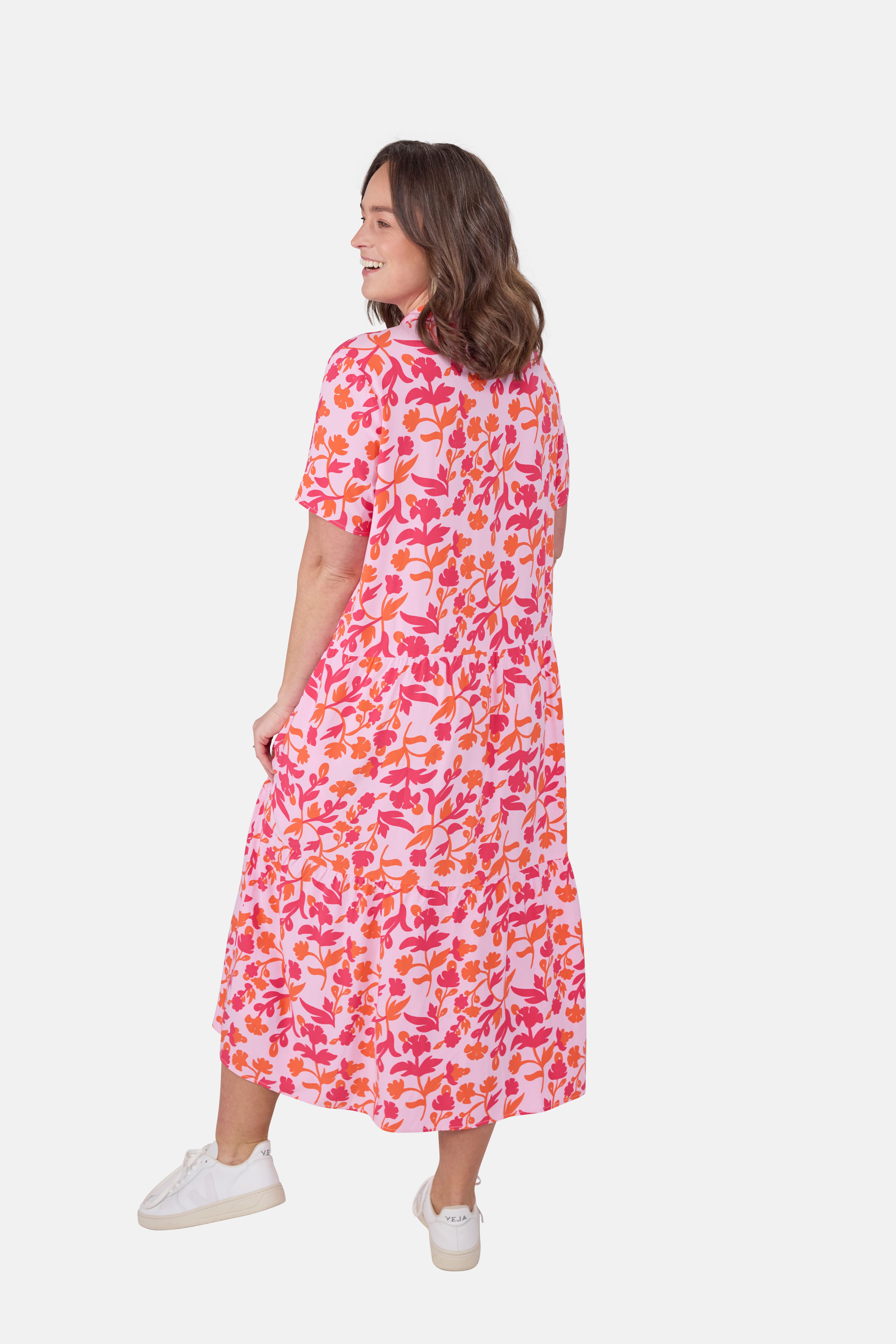 Lieblingsstück Zomerjurk met bloemenprint all-over