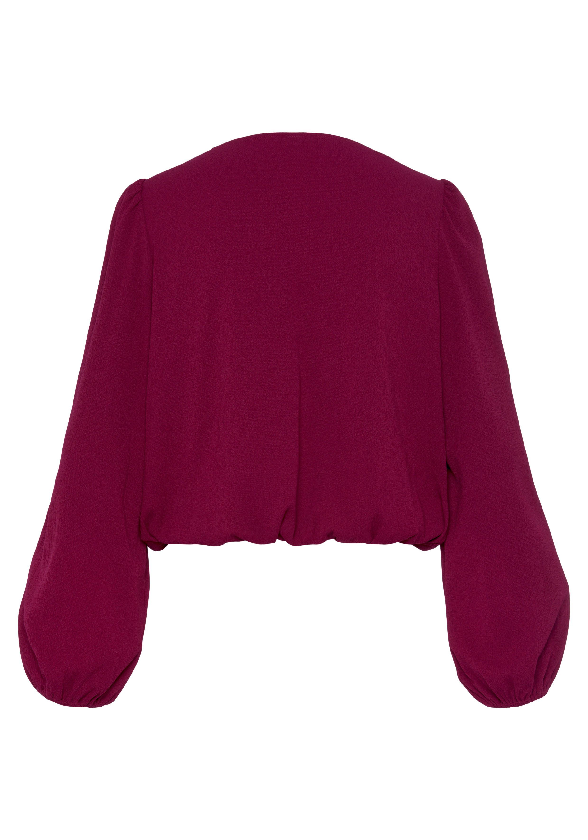 Lascana Blouse zonder sluiting met kettingdetails, elegante damesblouse, modieus, feestelijk