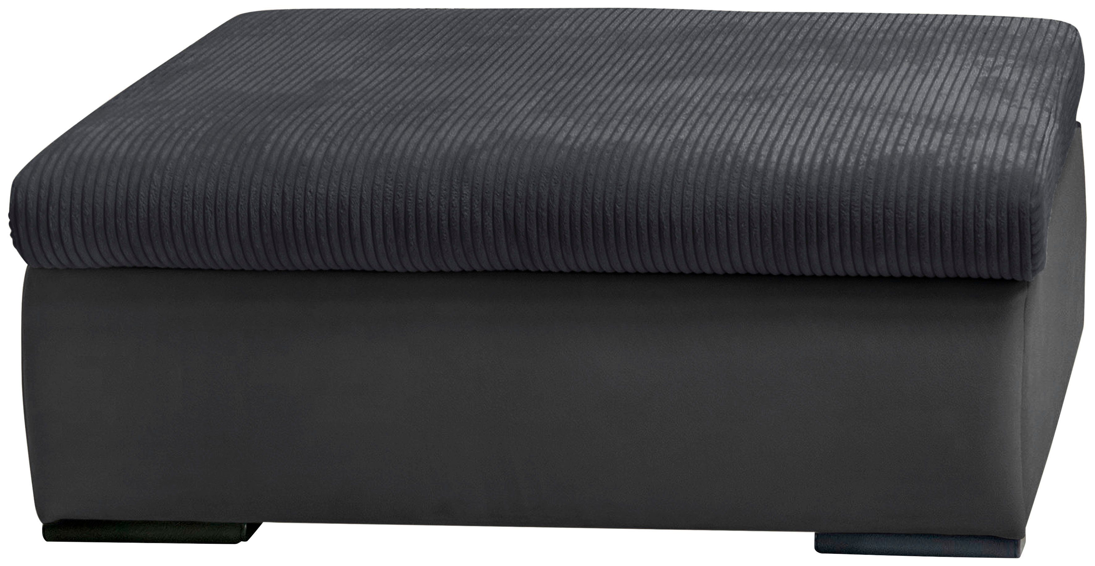 Home affaire Hocker Win met zwarte metalen poten, vrij plaatsbaar