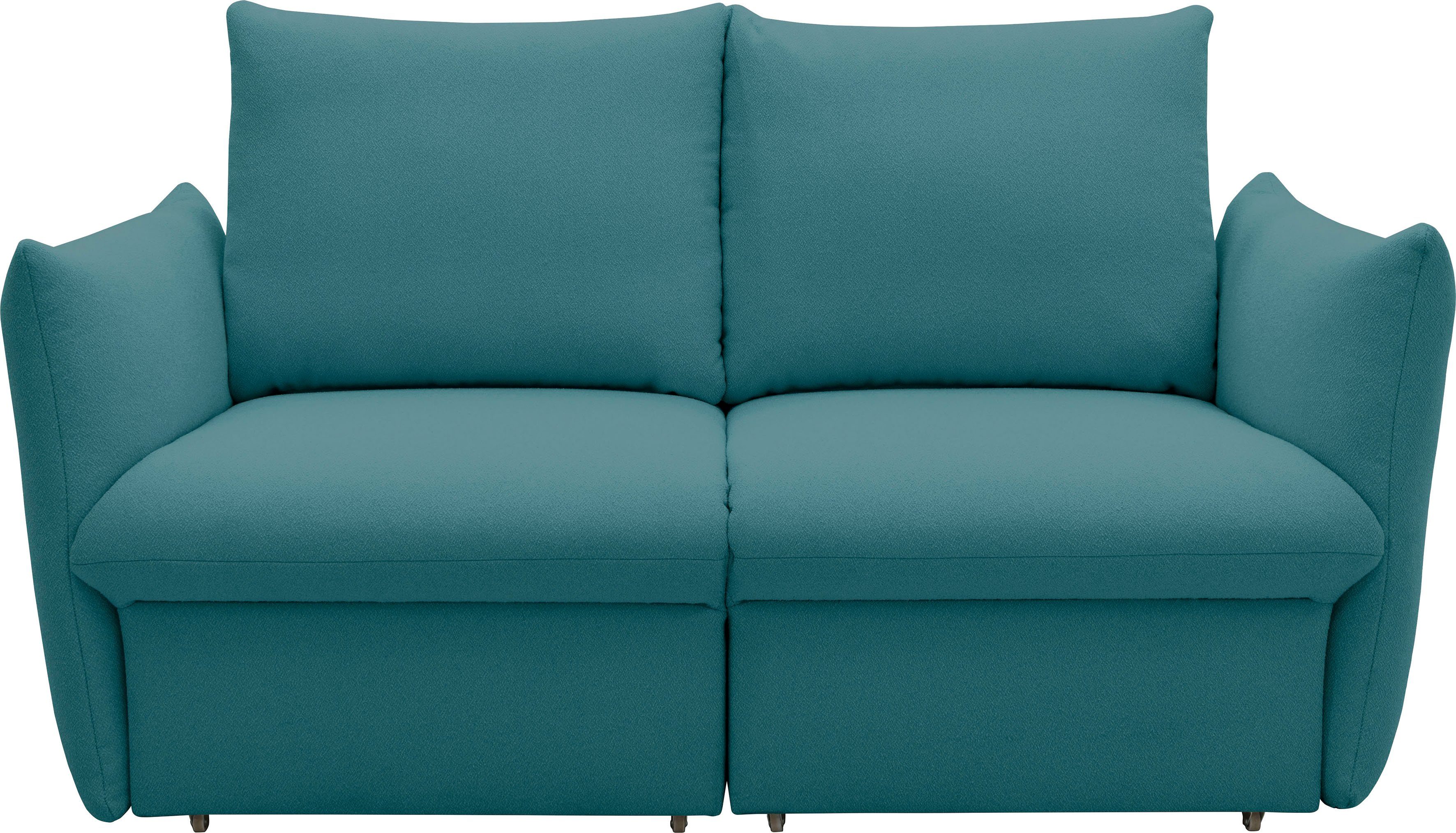 LOOKS BY WOLFGANG JOOP Slaapbank LOOKS XII met slaapfunctie, kussen-look, boxspringbekleding groen, slaapbanken