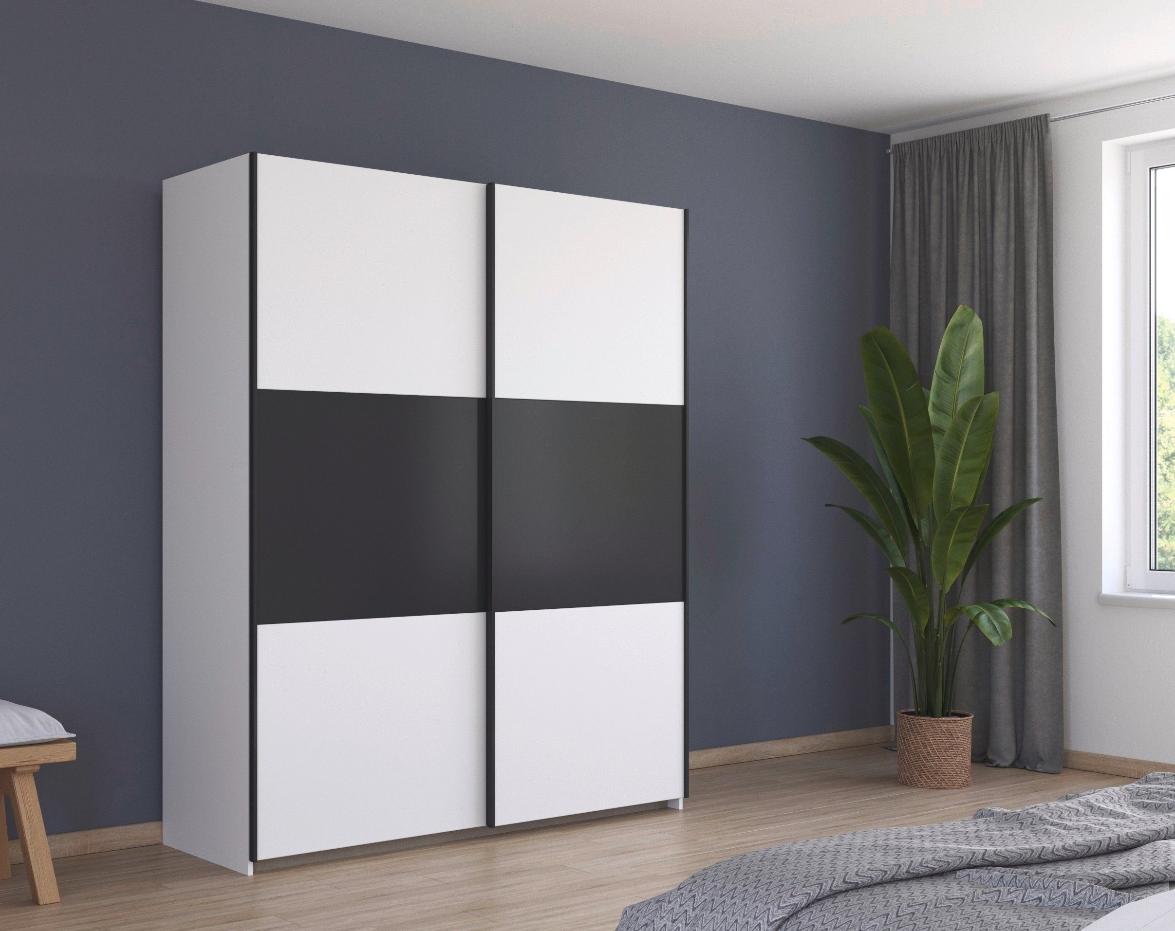 rauch Zweefdeurkast Kledingkast kast garderobe garderobekast waskast NEO met een royale opbergruimte en vele verschillende kleurencombinaties