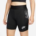 nike sportswear short air women's bike shorts (plus size) zwart
