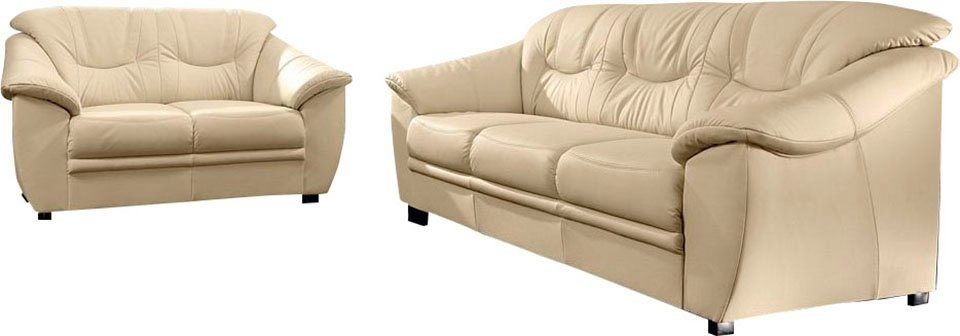 sit&more Zithoek Top Savona SOFTLUX®-imitatieleer (2-delig), van elk een 2- en 3-zitsbank