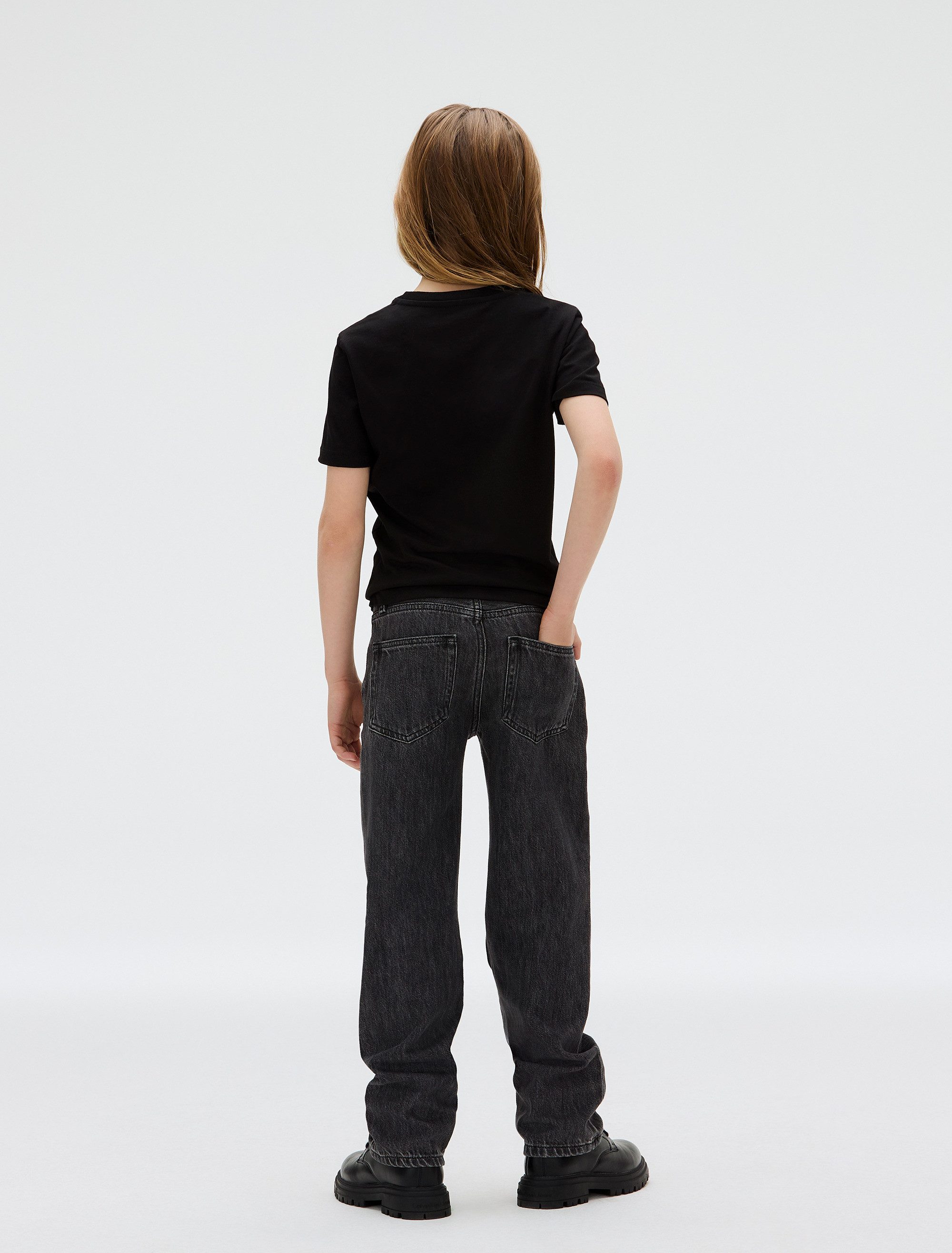 Calvin Klein T-shirt SEASONAL ENTRY PRICE LOGO voor kinderen tot 16 jaar, met borstprint
