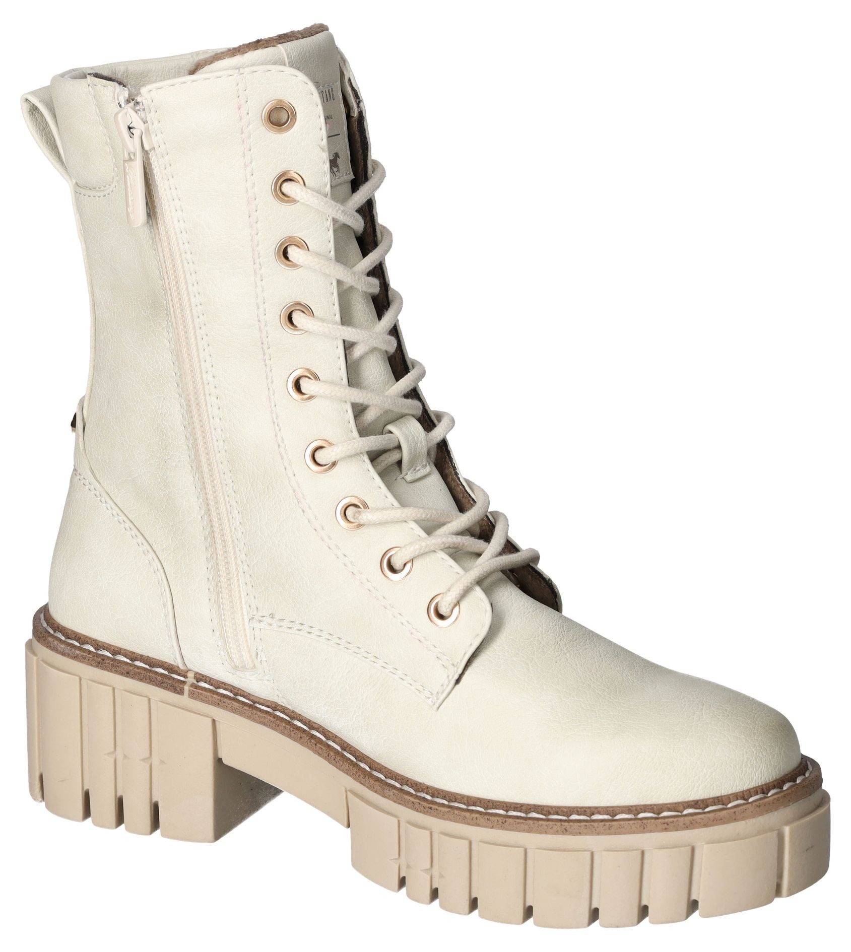 Mustang Shoes Veterschoenen hakken, veterschoenen met sterke profielzool