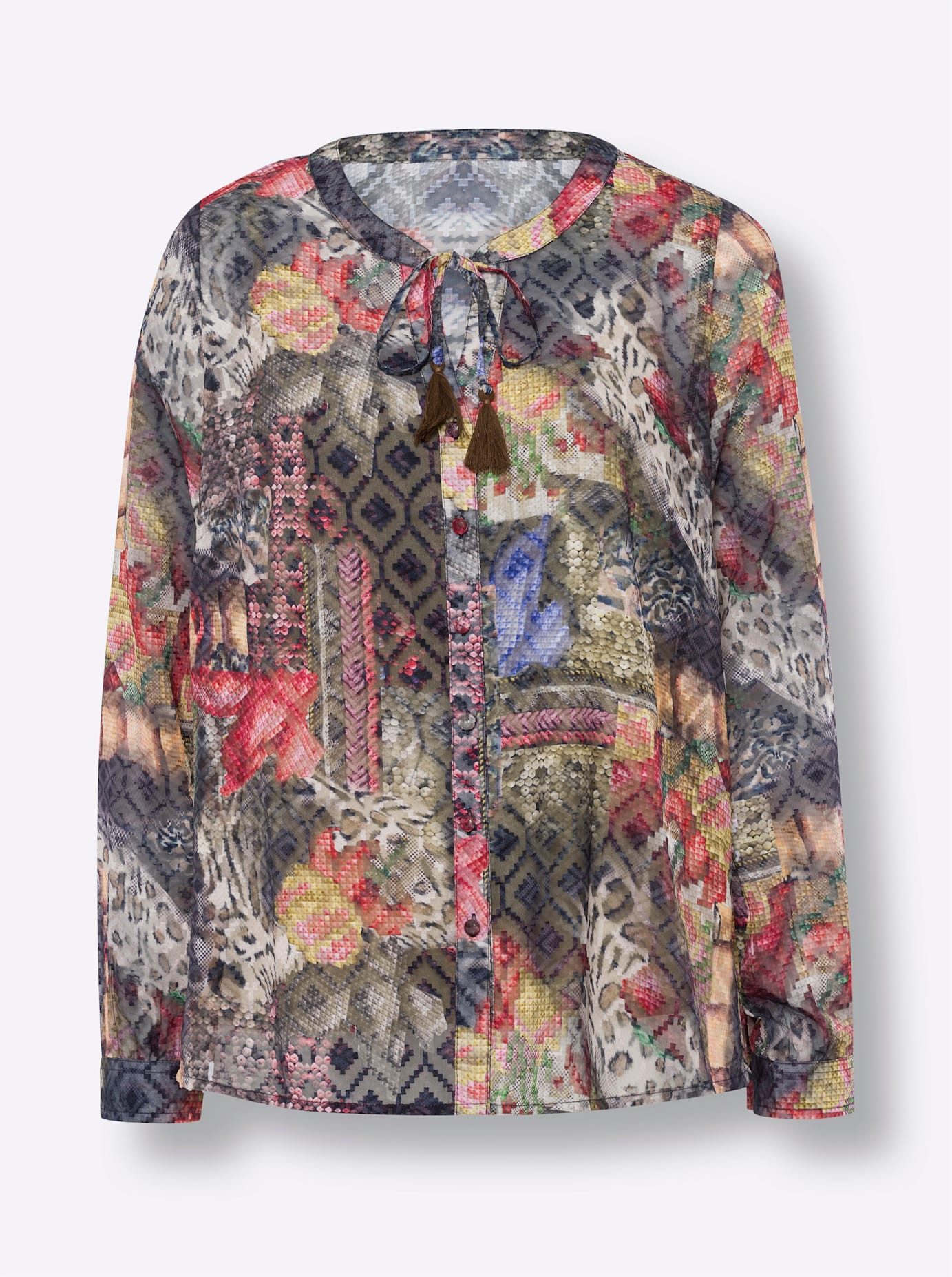 heine Gedessineerde blouse
