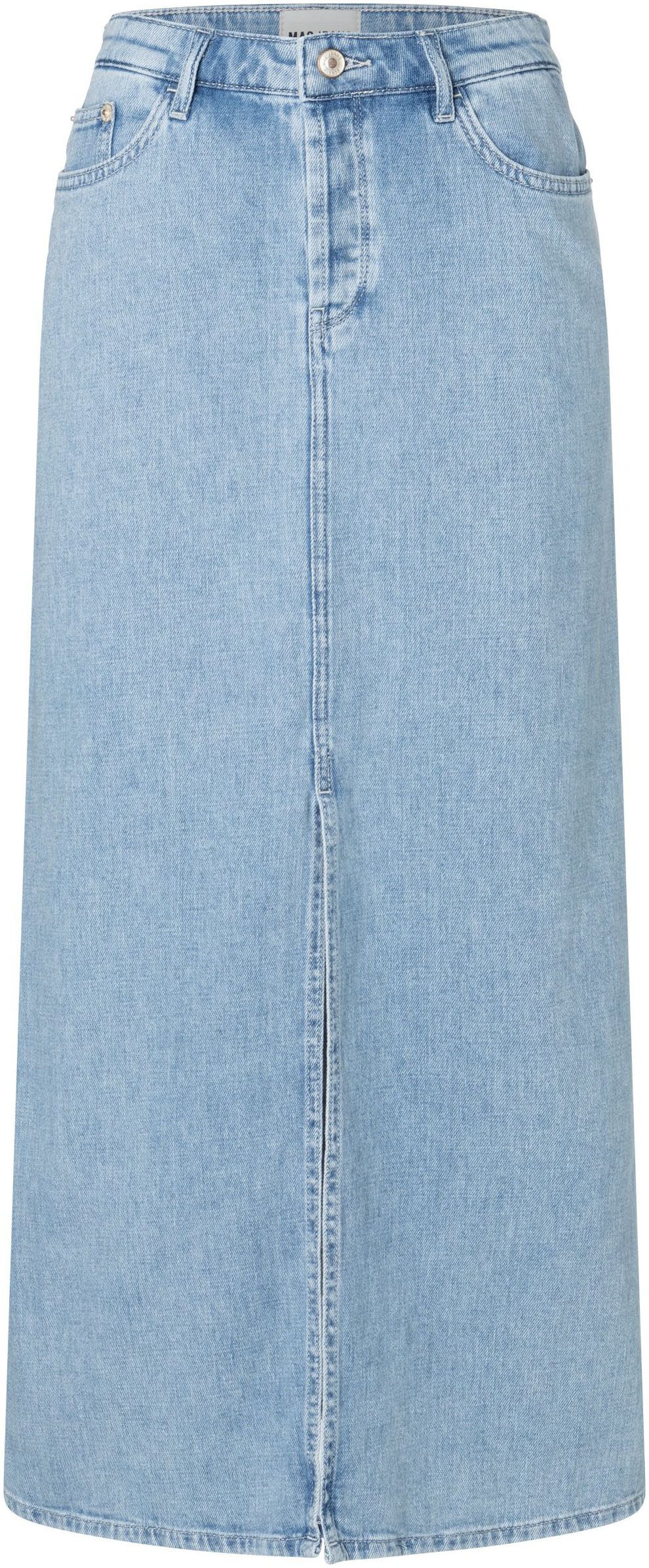 MAC Maxirok MAXI SKIRT in five-pocketsstijl dames maxirokken maat S blauw