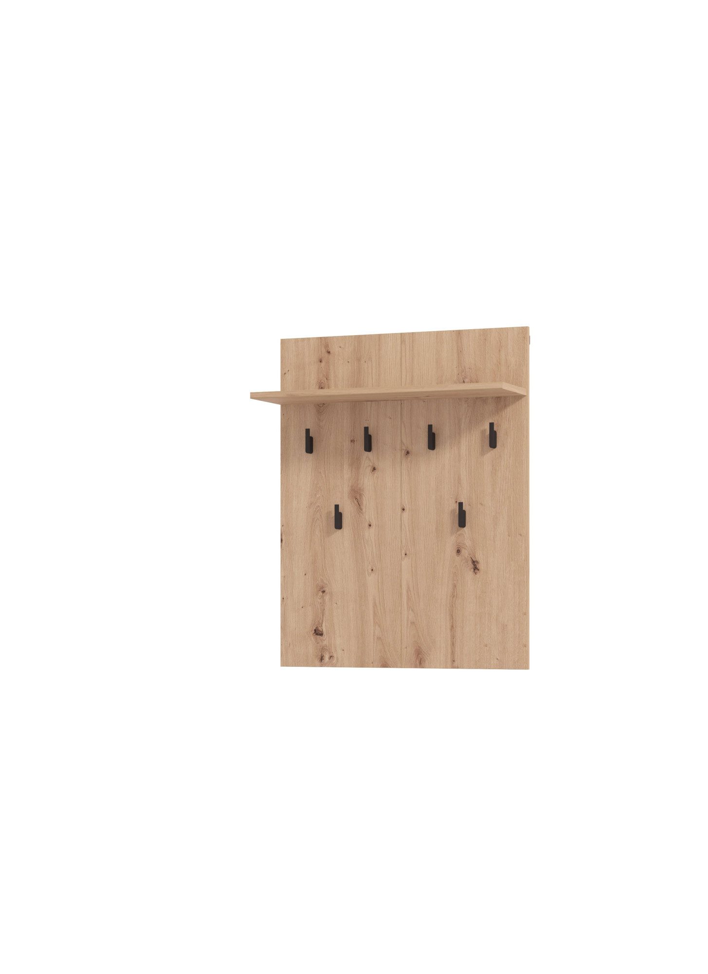 INOSIGN Halmeubelset Landes, halmeubelen, breedte 189 cm, in artisan eik met strepen (set, 5-st) incl. 2 kasten, zitbank, garderobe paneel en spiegel (complete set, 5-delig)