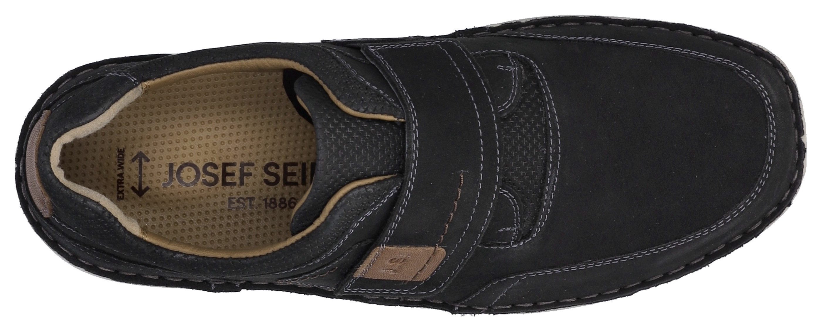 Josef Seibel Klittenbandschoenen New Anvers 83 Slipper, comfort-schoen in extra brede vorm